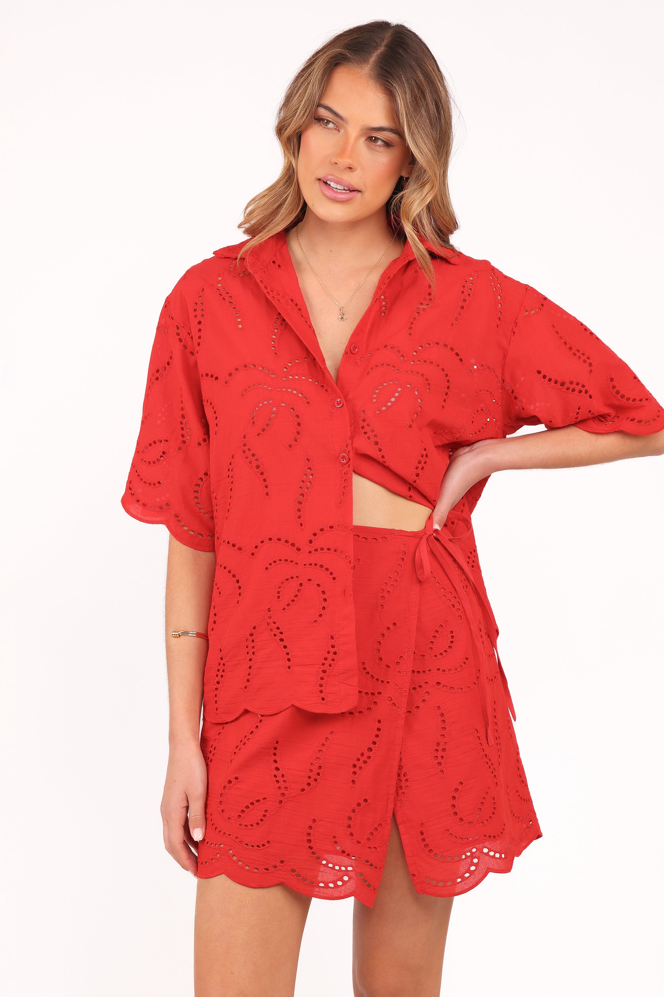  Gallie Skirt Set - Red、mySite、sugarbowlscore