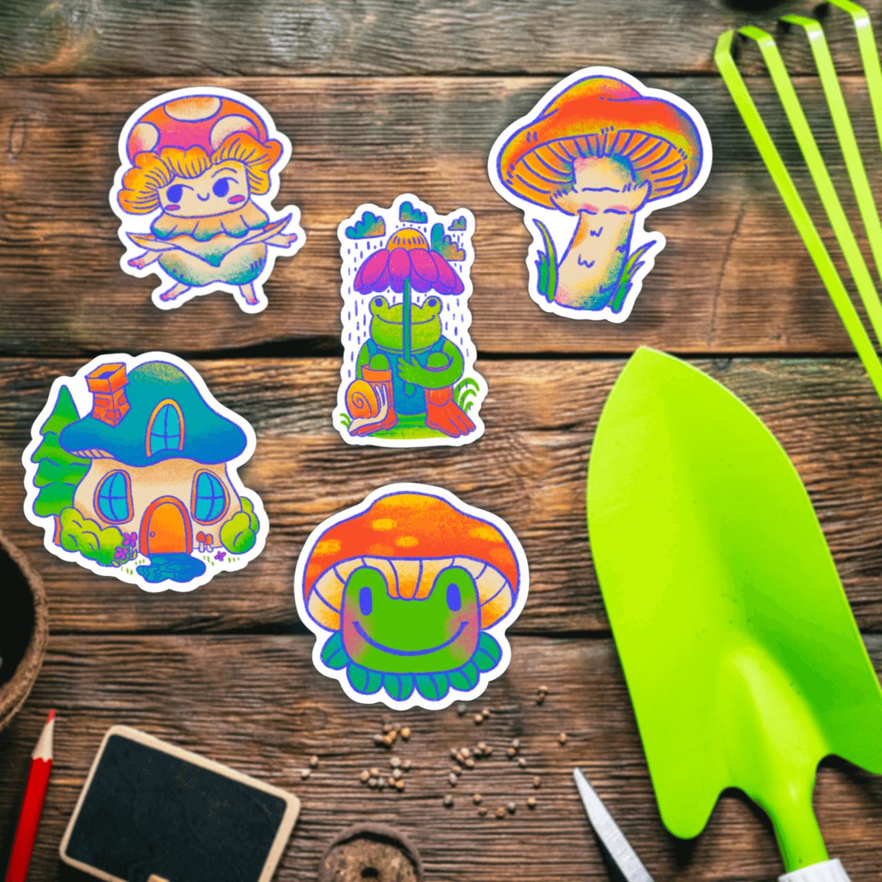  Frog & Mushroom 5 Pack、mySite、elrpsem3k