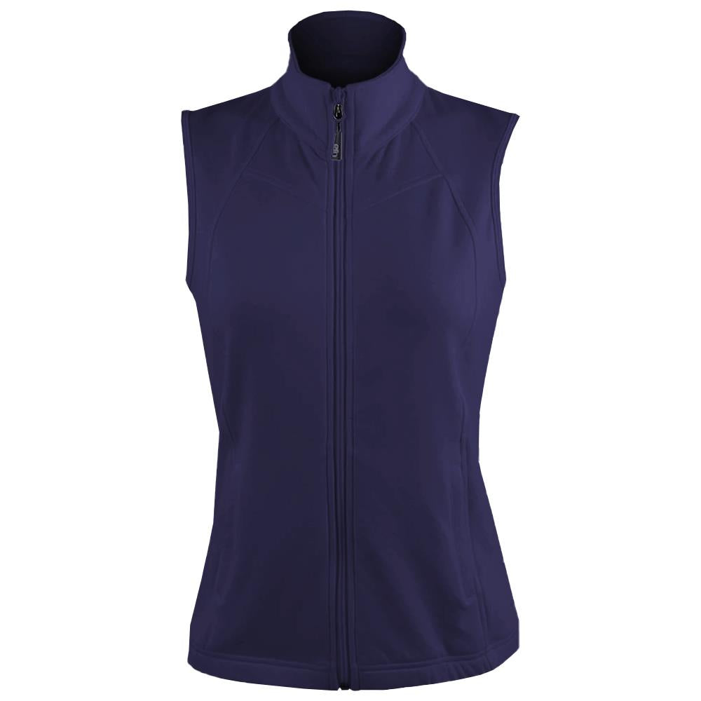 Lija Women's Holiday Wind Vest - Eggplant