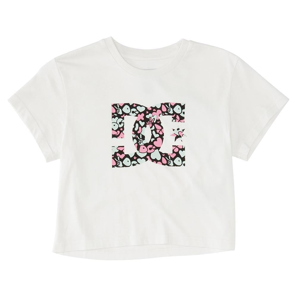  DC Star Fill Crop T-Shirt - Lily White Enzyme Wash、mySite、merchandisen