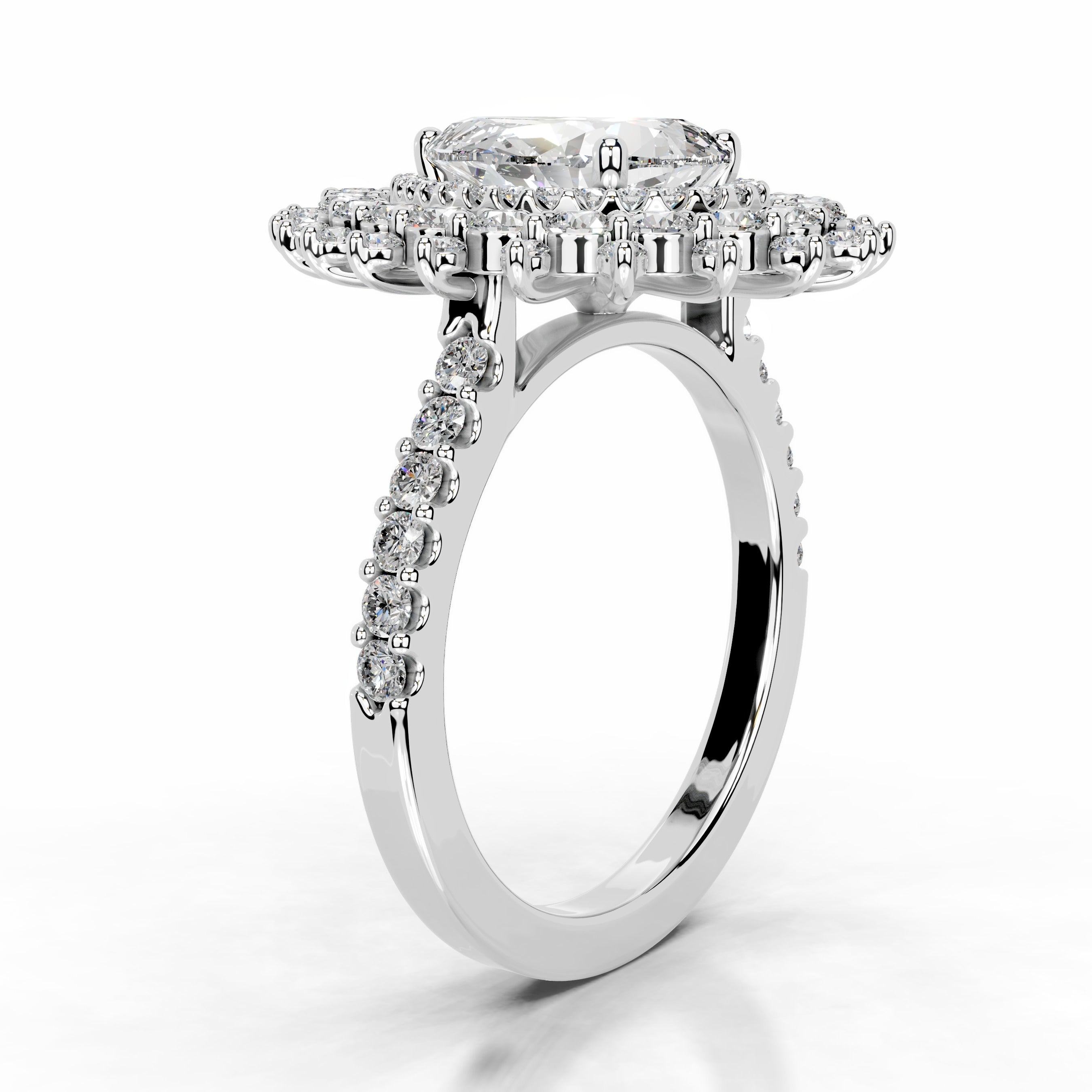 Clara Diamond Engagement Ring - 18K White Gold、mySite、hinf8tx79