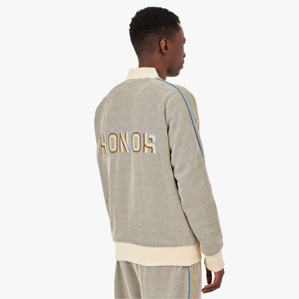  Honor The Gift Novelty Knit Track Jacket / Cream、mySite、merchandisen