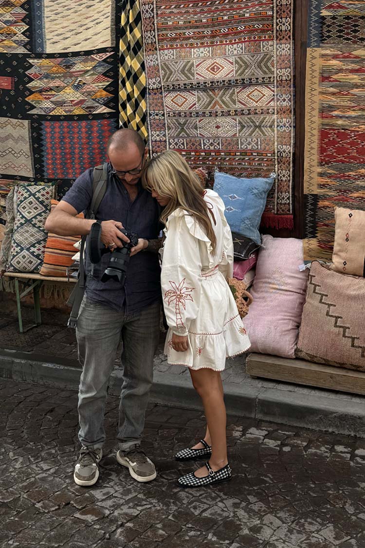 Cream And Red Pollenca Mini Dress、mySite、solidvoid