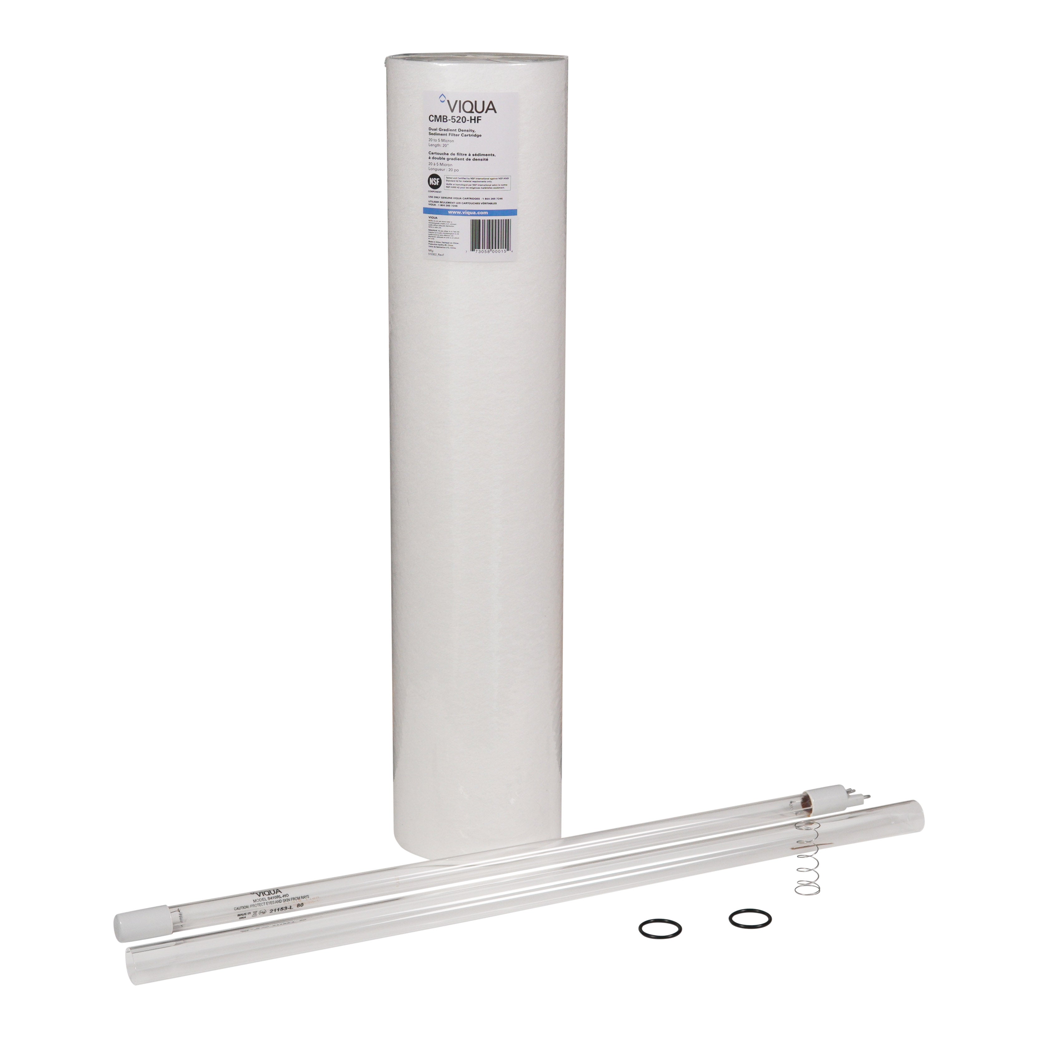 Viqua VH410-F20 Replacement UV Lamp, Sleeve and Filter、mySite、noshort