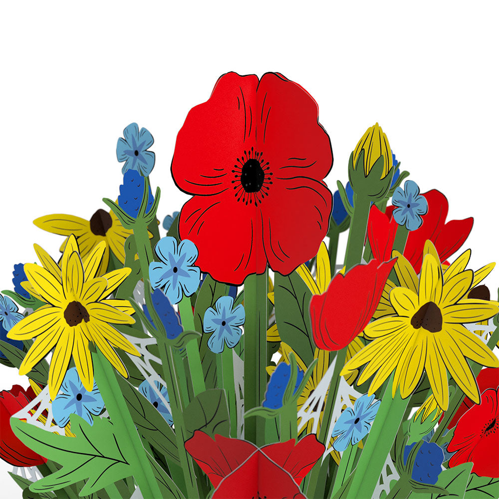 Marvel’s Spider-Man You’re Amazing Pop-Up Card and Flower Buds Bouquet Bundle、mySite、solidvoid