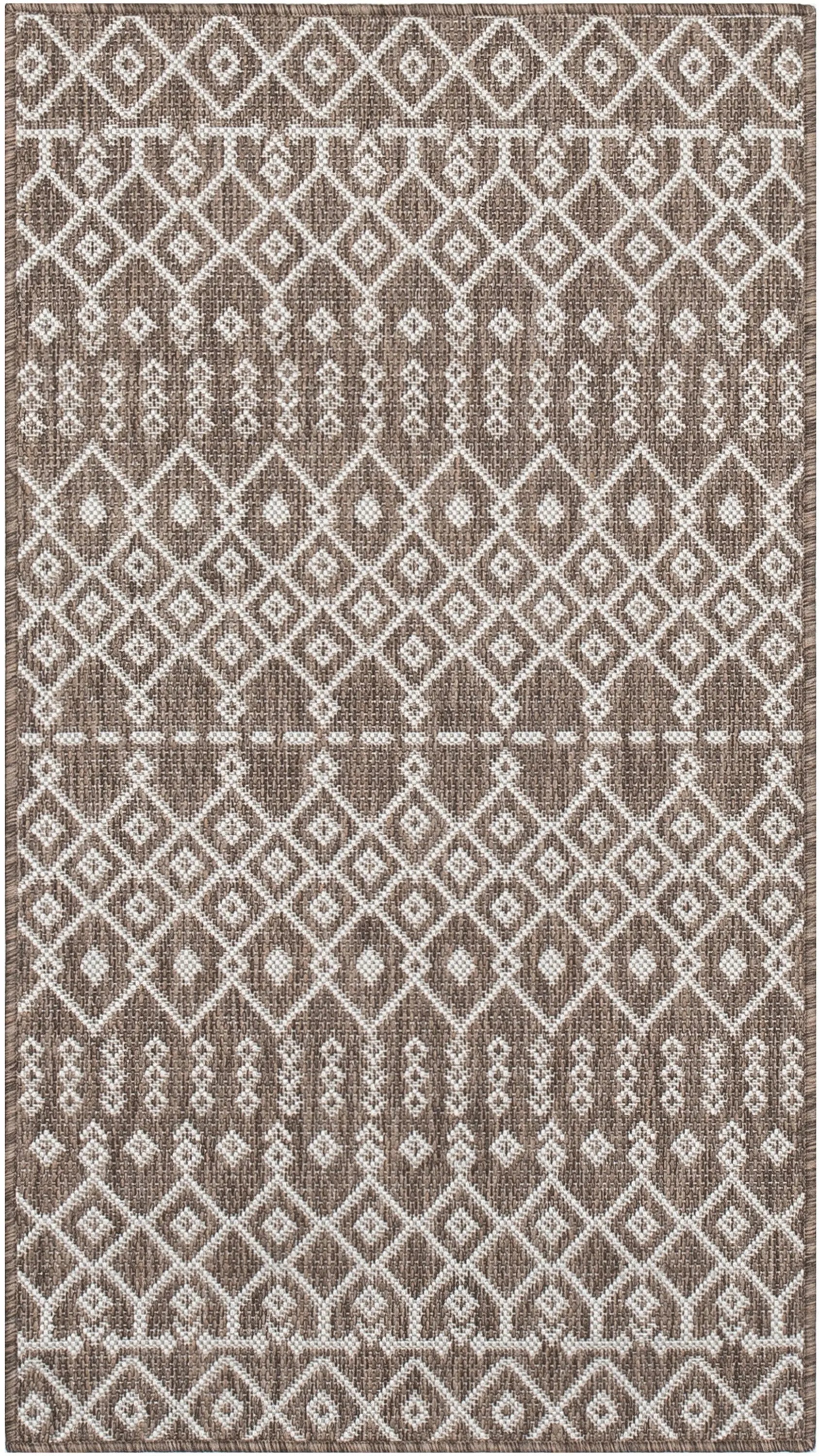 Nord Moroccan Tribal Indoor Outdoor Taupe Flatweave Rug、mySite、gigharbornorthrealestate