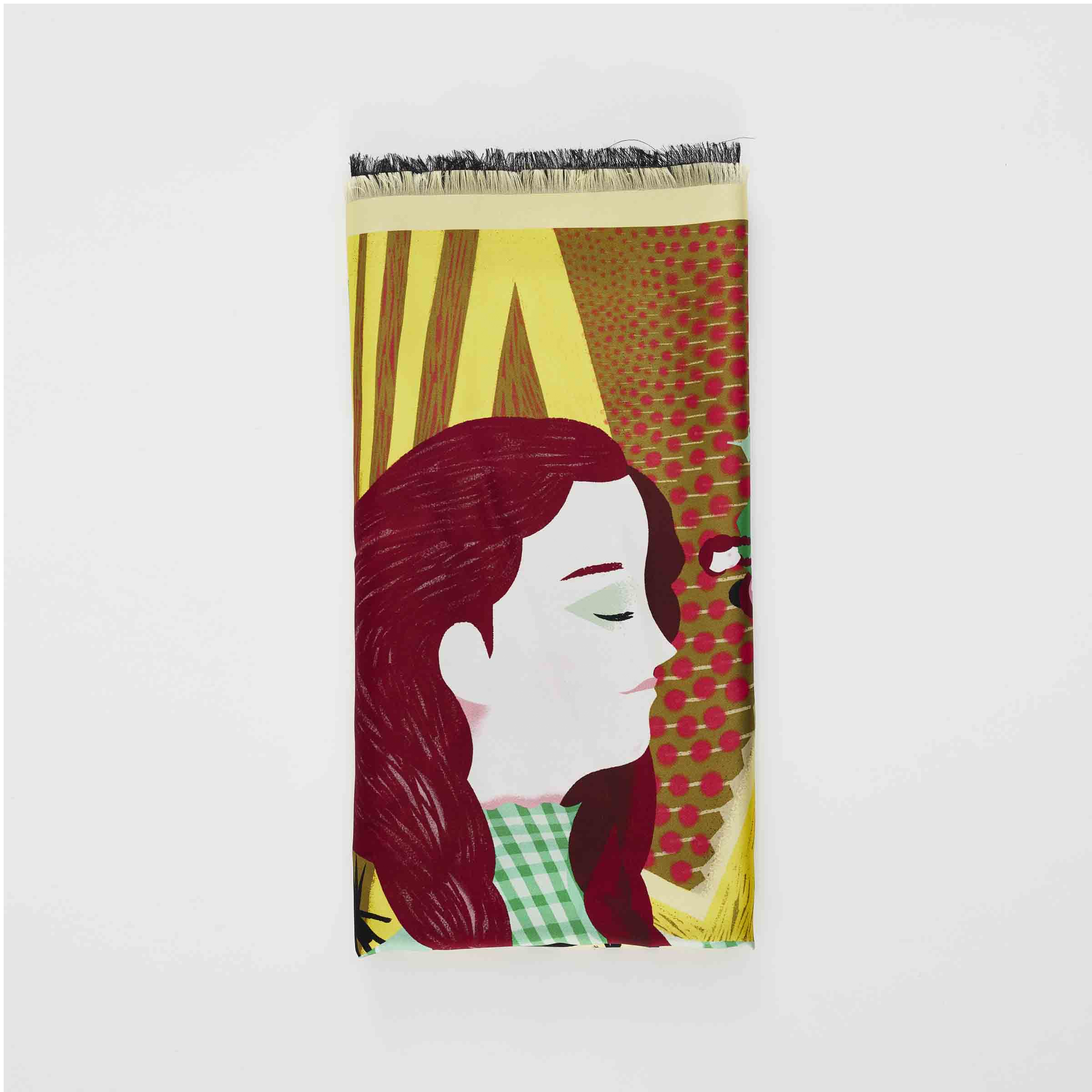 Silk and Cashmere Stole IL MAGO DI OZ by Marco Brancato for Orequo、mySite、neckold