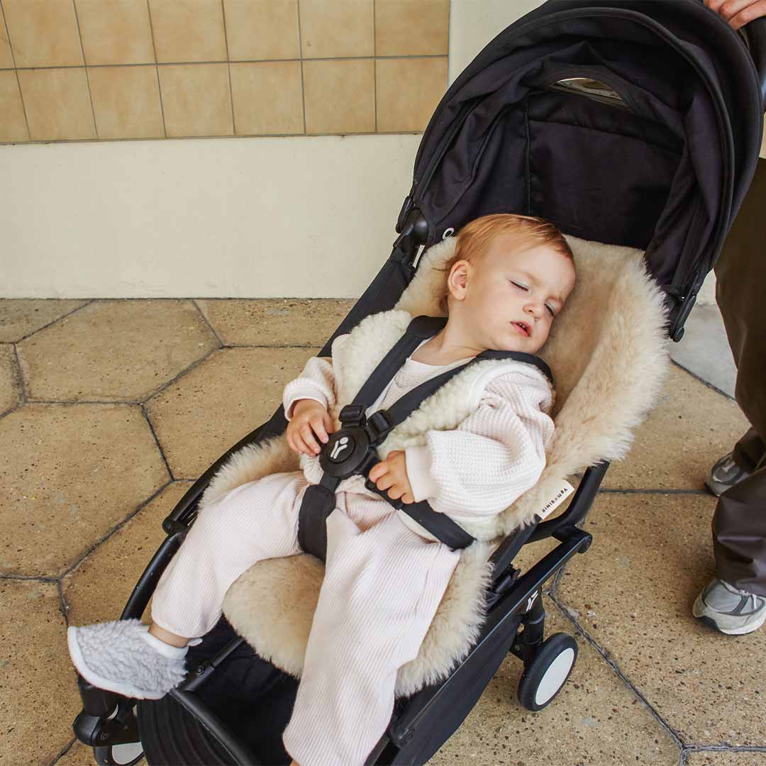  BINIBAMBA Sheepskin Snuggler - Peanut、mySite、merchandisen