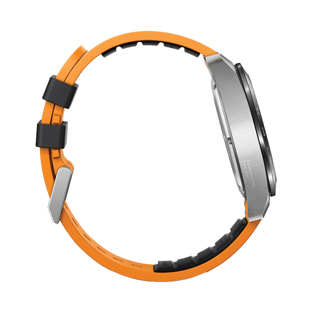  Swiss Army Chrono Quartz 42mm - Black on Black and Orange Rubber Strap