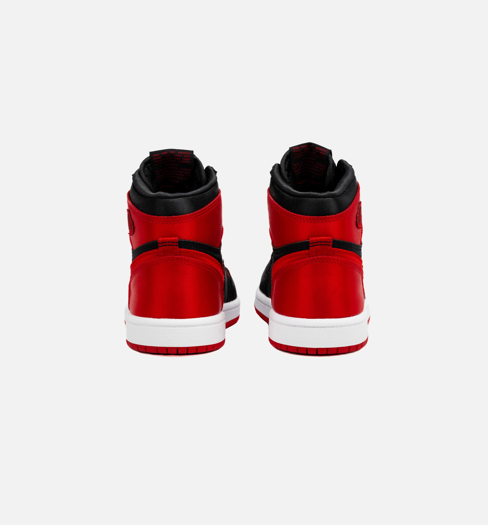 Air Jordan 1 Retro Hi OG Satin Bred Preschool Lifestyle Shoe - Black/Red Free Shipping、mySite、dreamappss