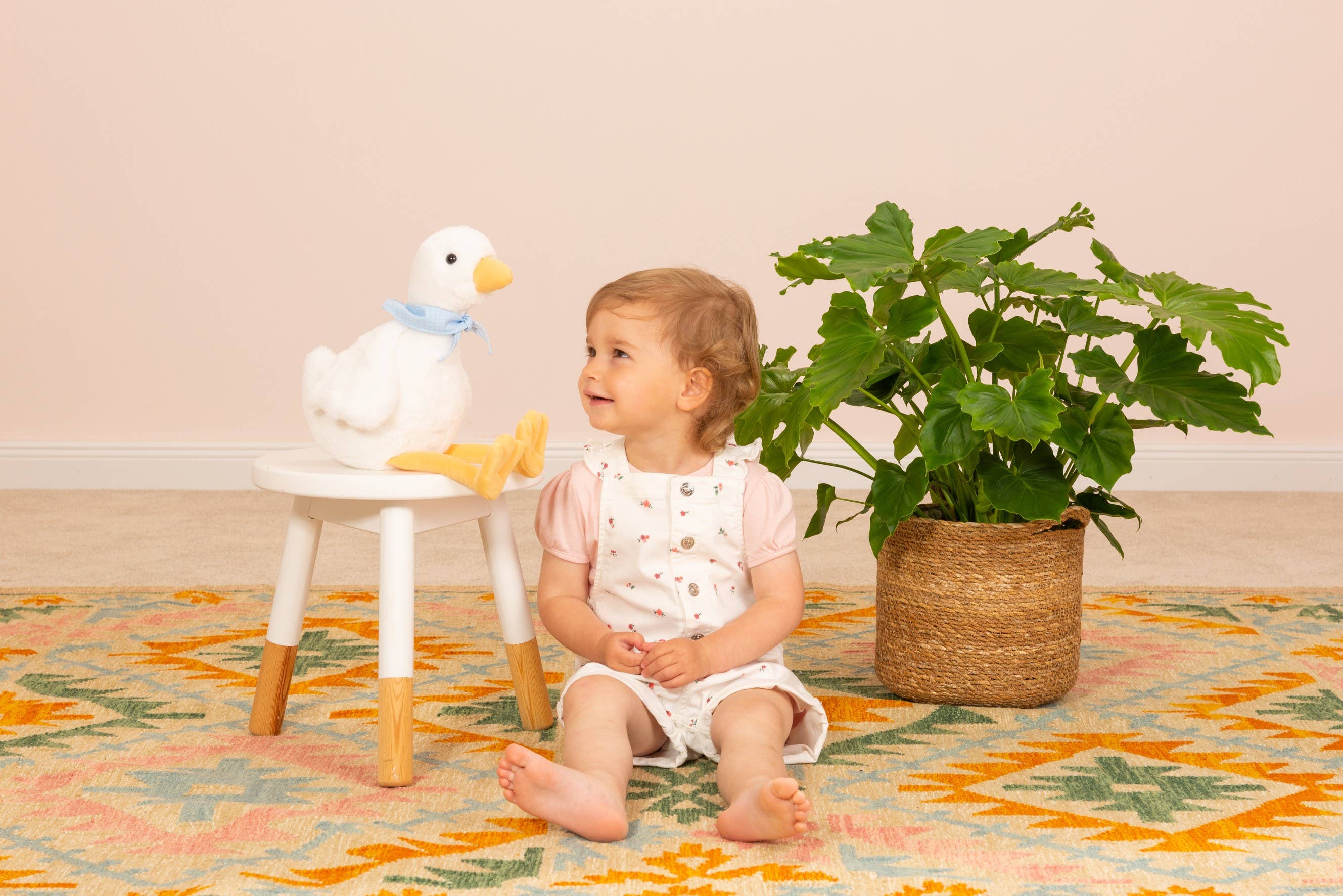 Plush White Duck 28 cm by Teddy Herman Super SOFT、mySite、g9winljtr