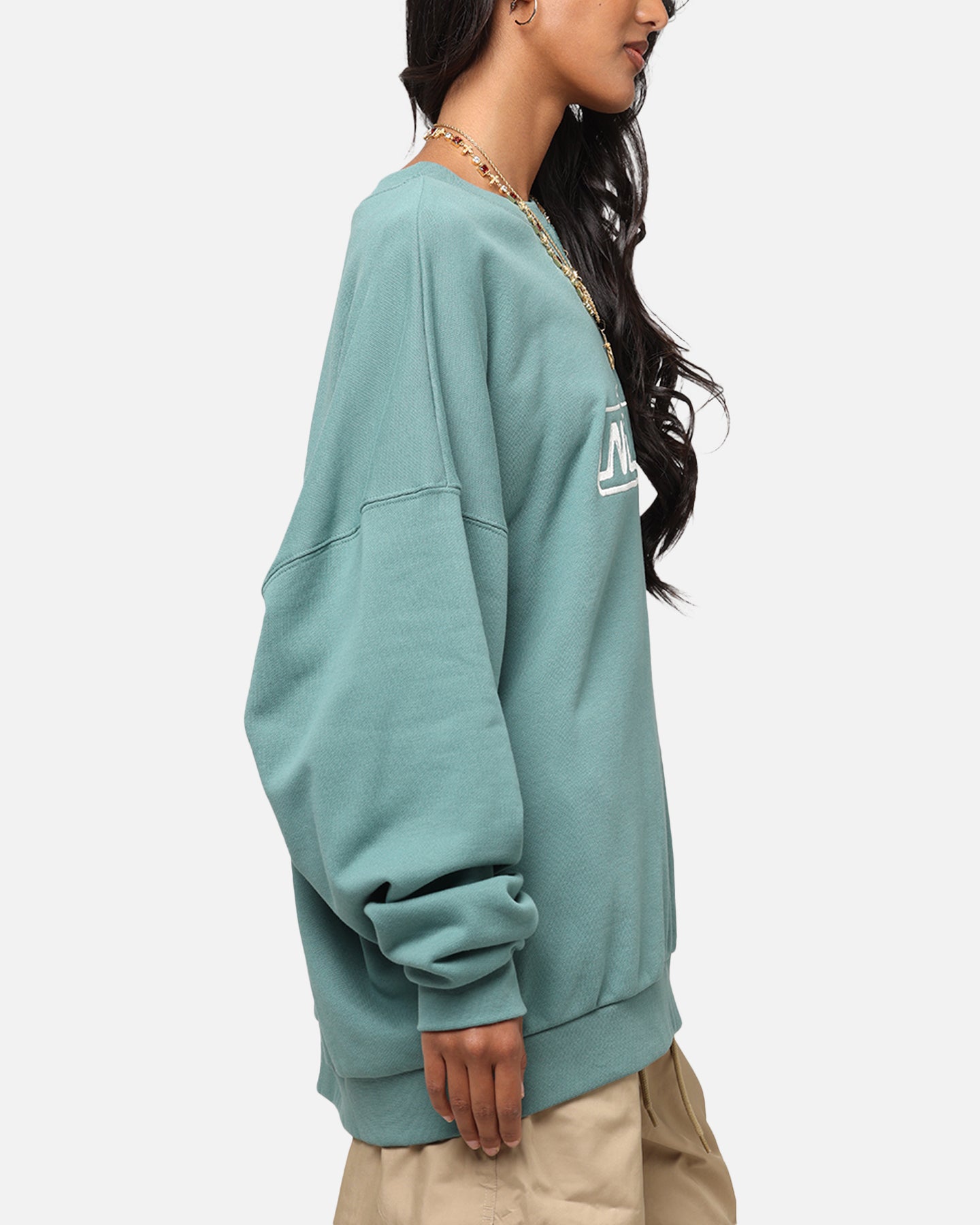 Nike Oversized Crew-Neck Sweatshirt Bicoastal/Sail、mySite、zt4zffjzw