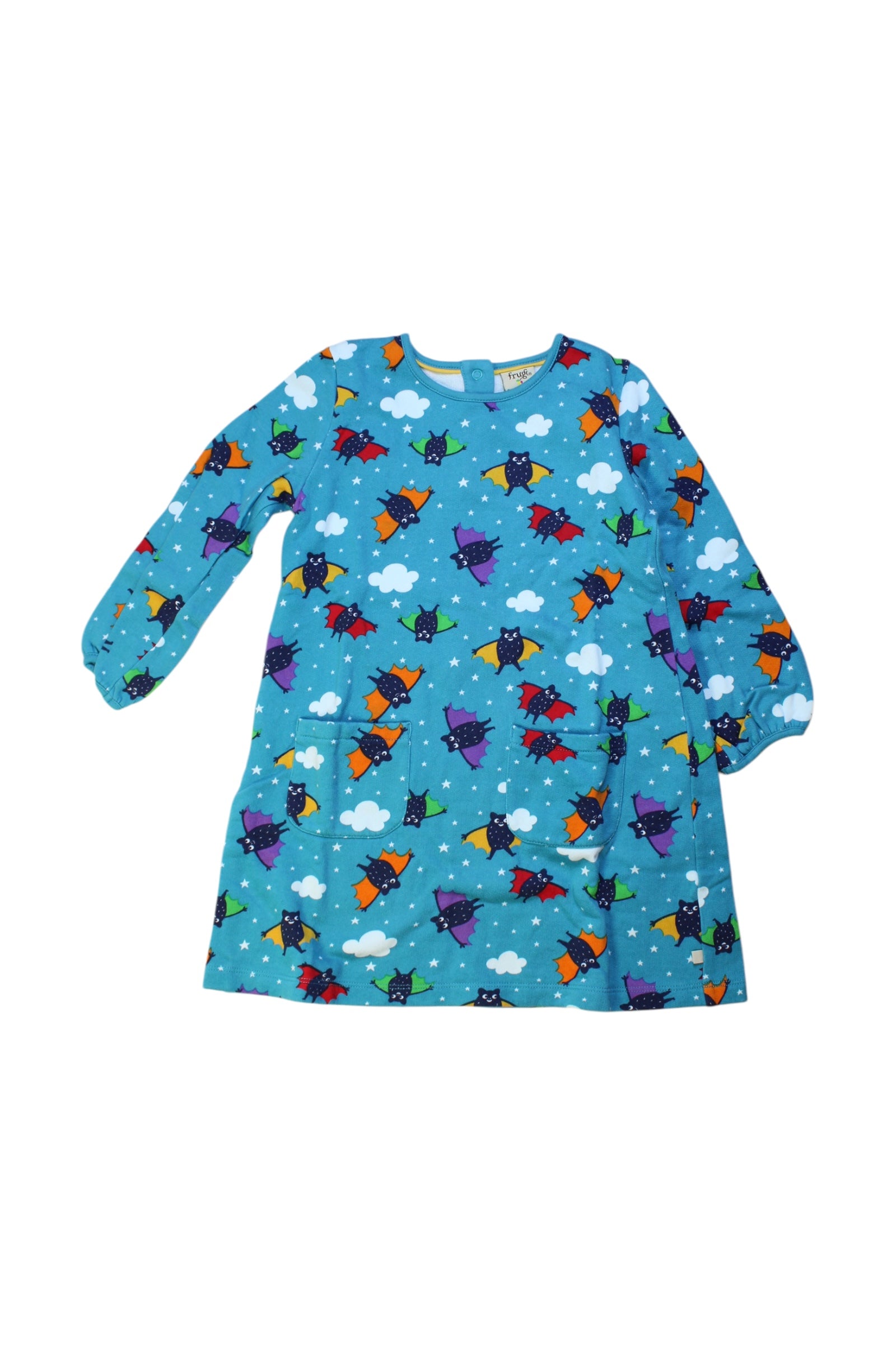 Frugi Fairytale Long Sleeve Dress 4-5T、mySite、g9winljtr
