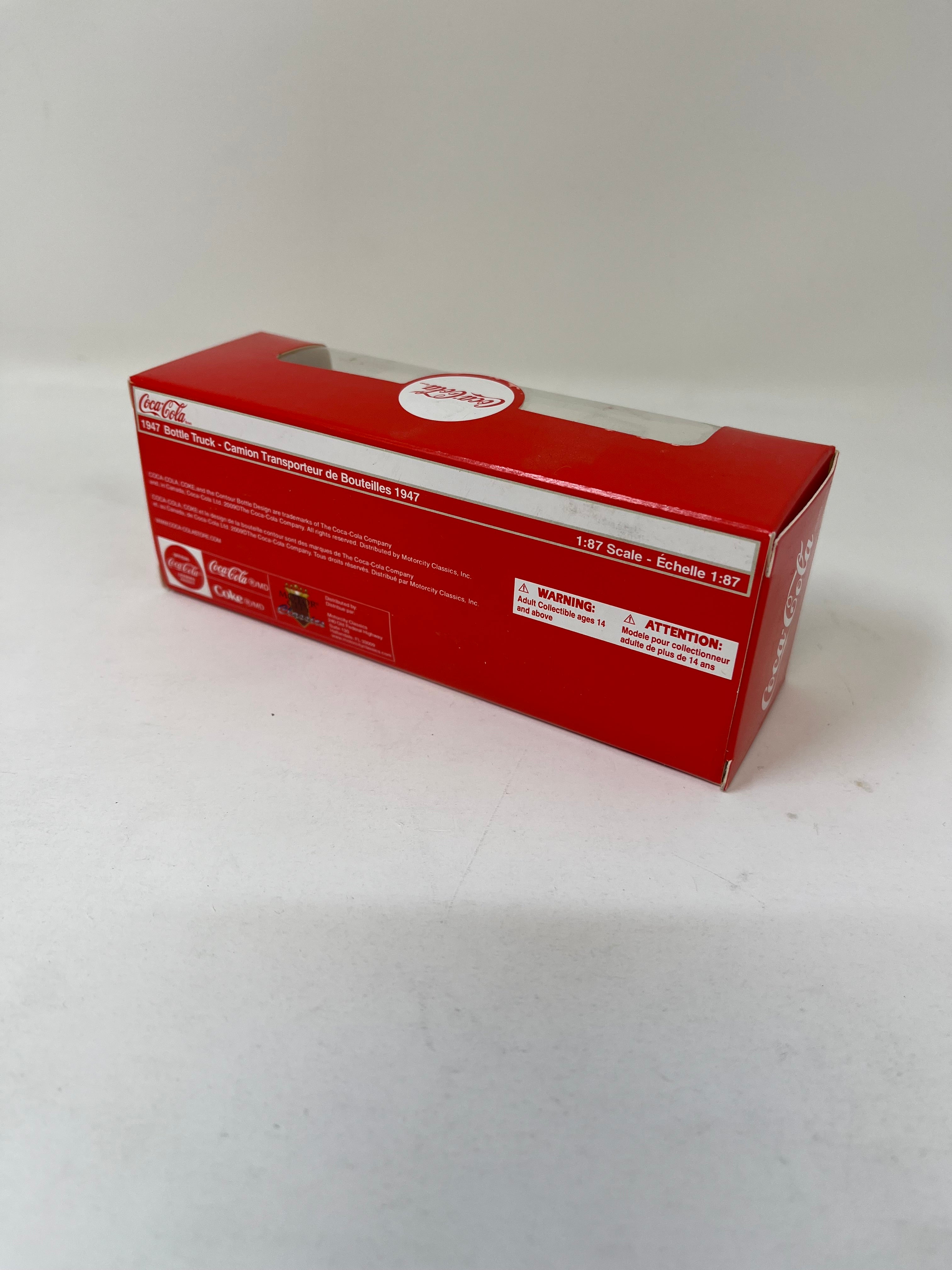 Coca Cola 1947 Bottle Truck * Motor City Classics 1:87 HO Scale、mySite、hgirdovlk