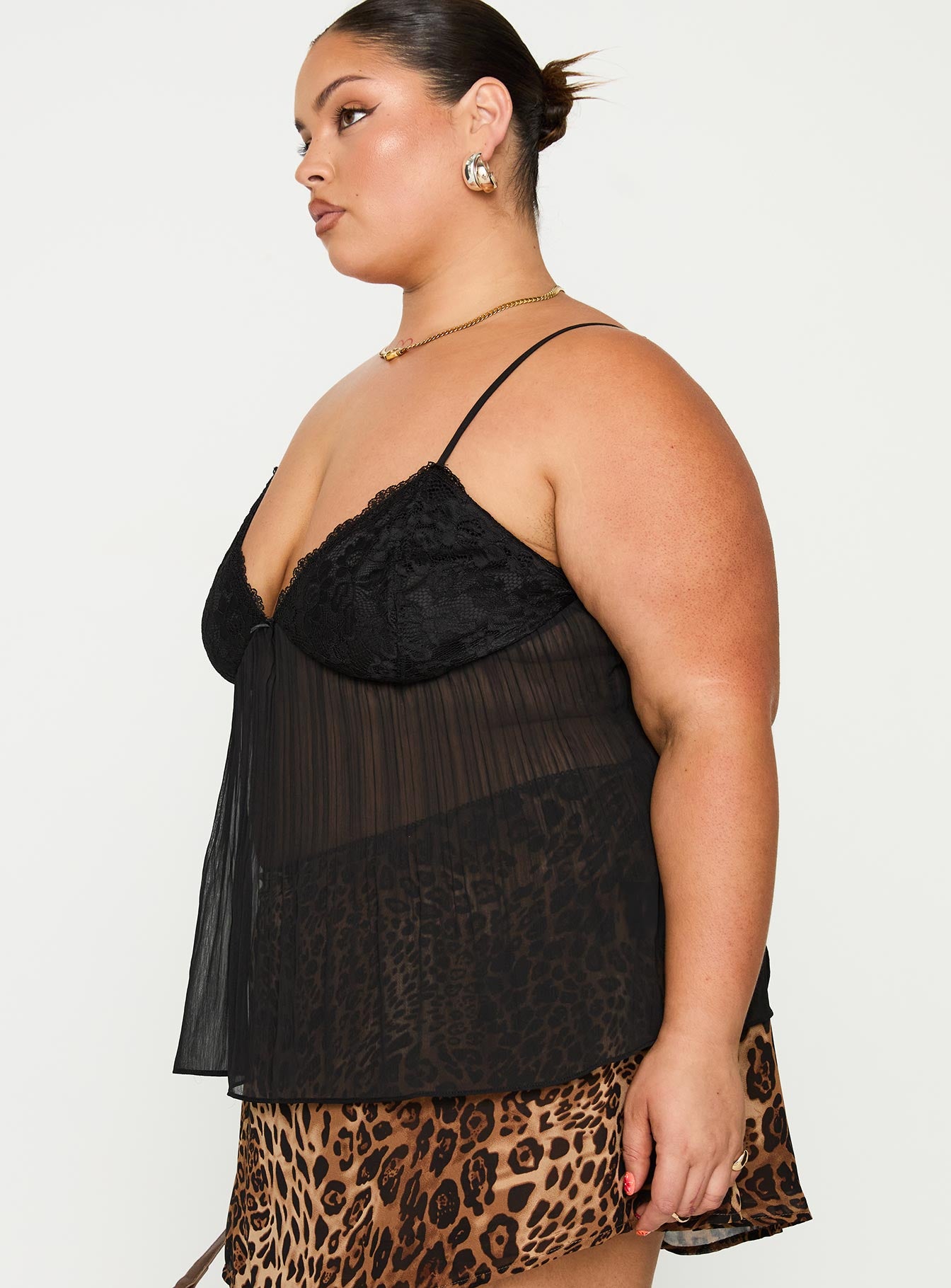 Zami Pleat Top Black Curve、mySite、solidvoid