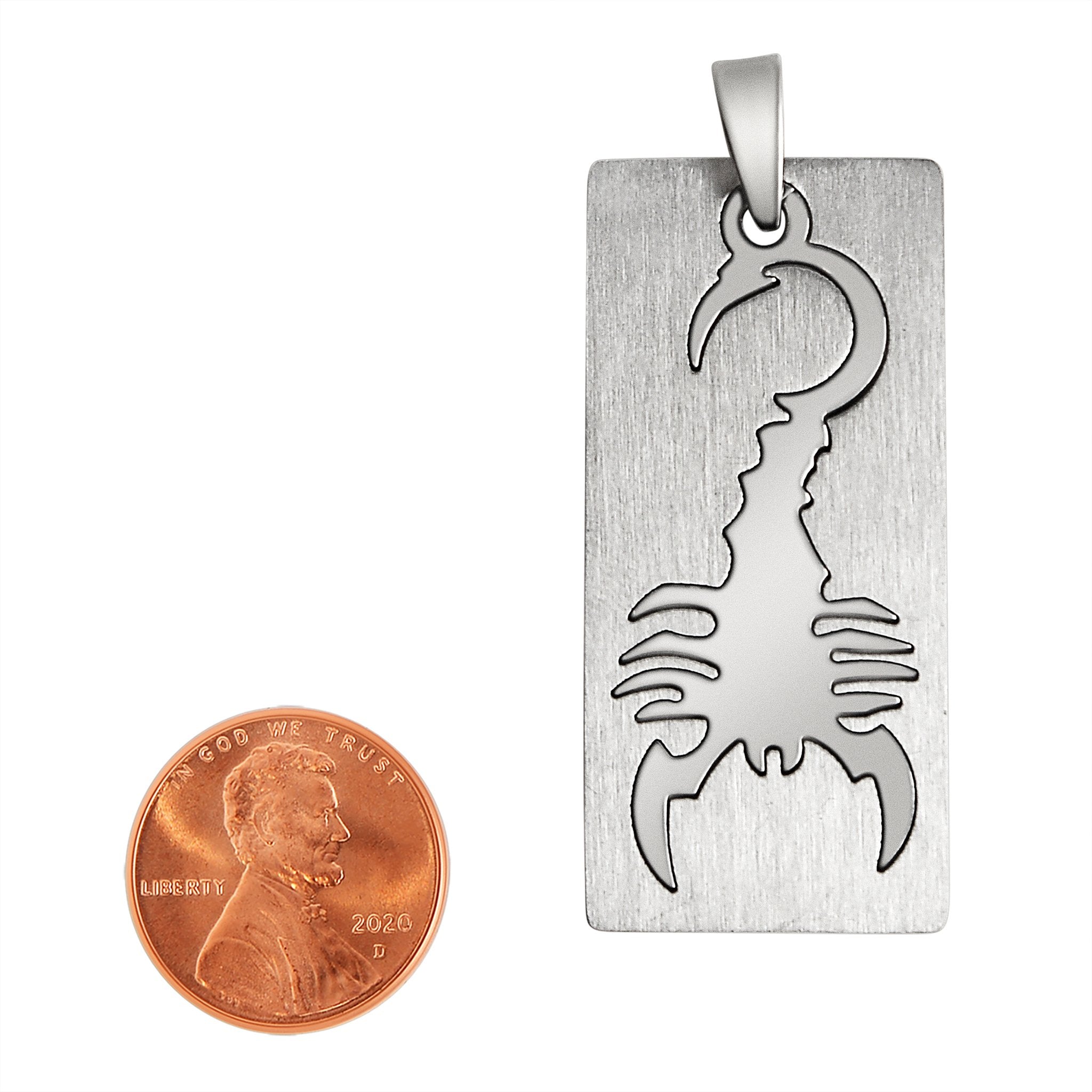 Stainless Steel Cutout Scorpion Pendant / NCZ0037、mySite、dreamappss