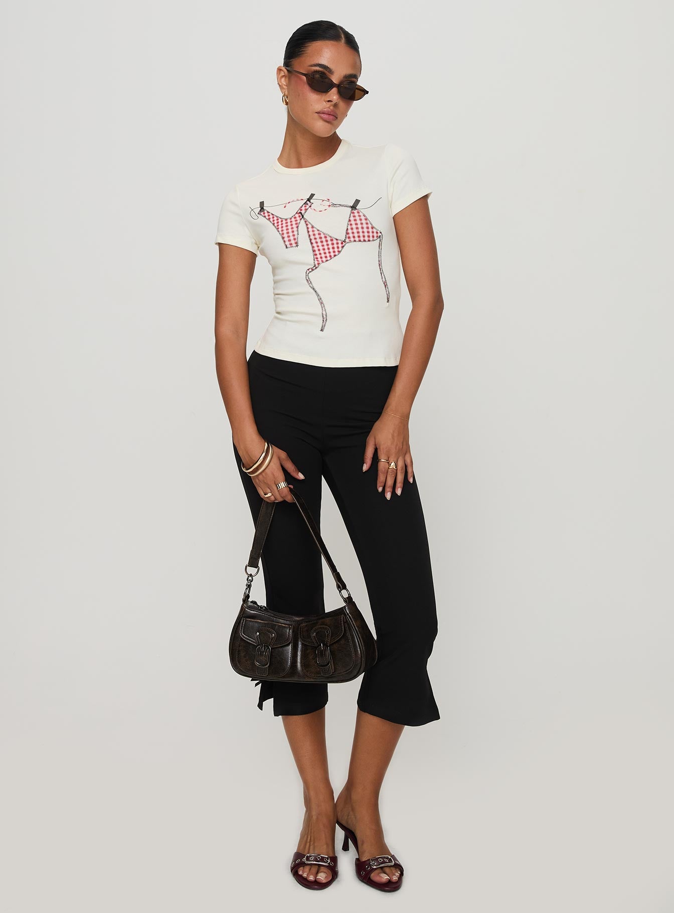 By The Seaside Graphic Top Cream、mySite、solidvoid