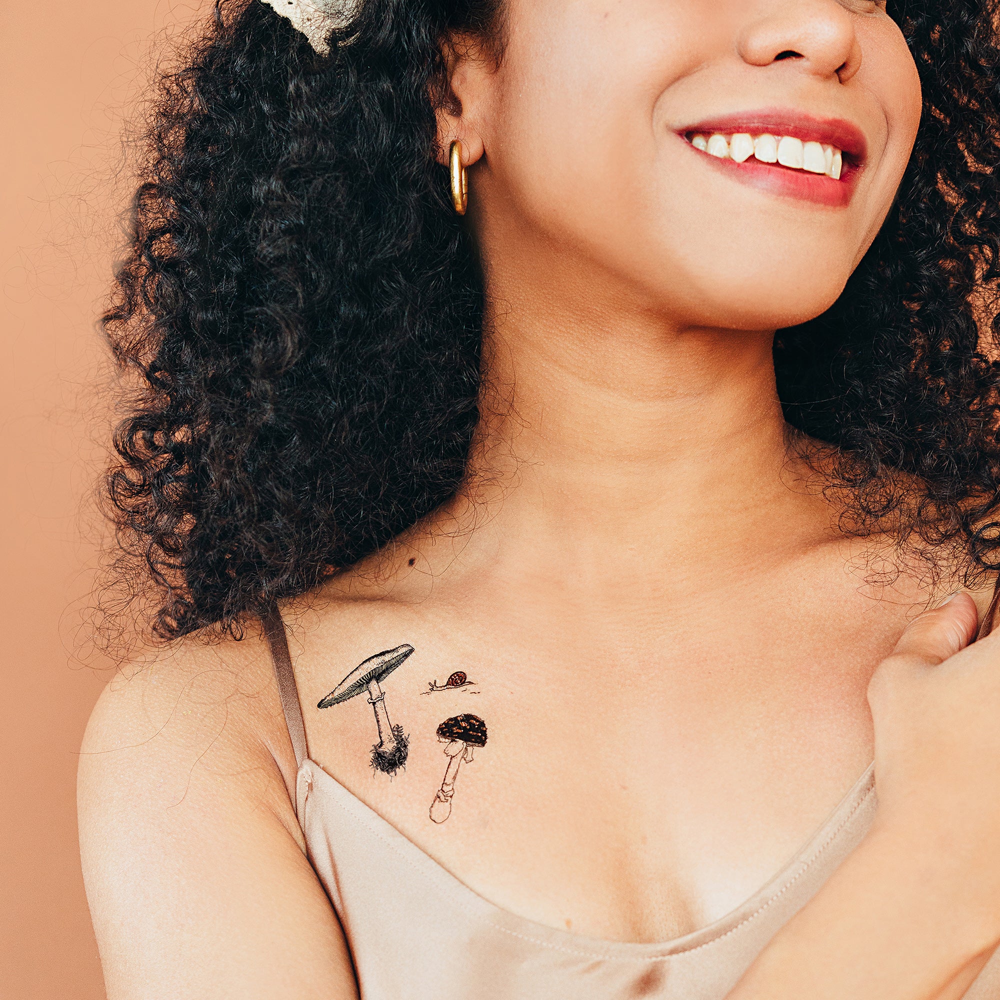  Fungi Garden Trio Metallic Tattly Temporary Tattoos、mySite、ghnorth