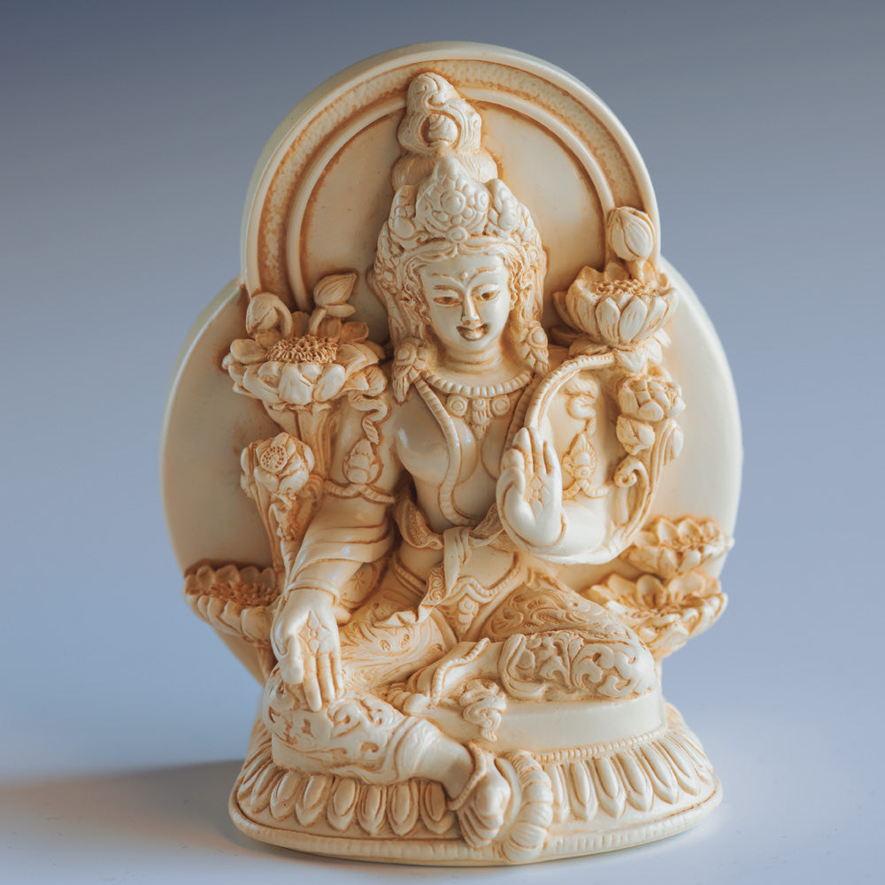 Tsa'tsa Statue, Green Tara、mySite、topwebapps