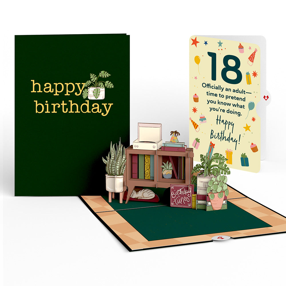 18th Birthday Houseplants Pop-Up Card and Sentiment Set、mySite、solidvoid