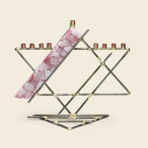 Glass Ribbon Star Menorah by Gary Rosenthal、mySite、topwebapps