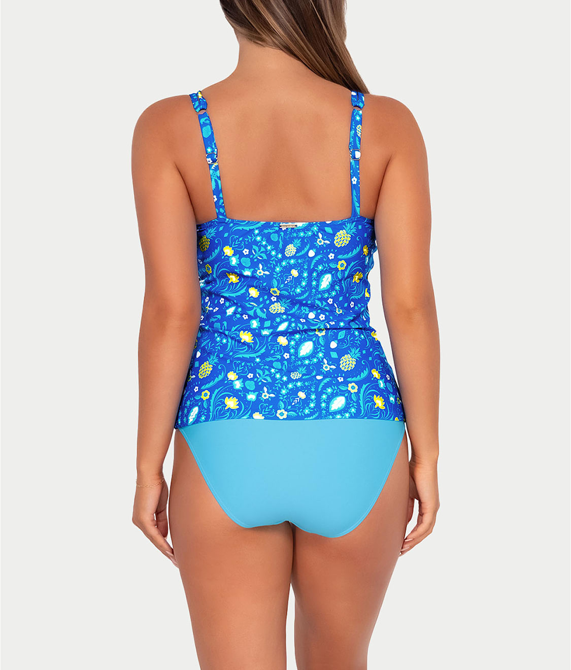  Printed Taylor Underwire Tankini Top、mySite、justintrudeaud