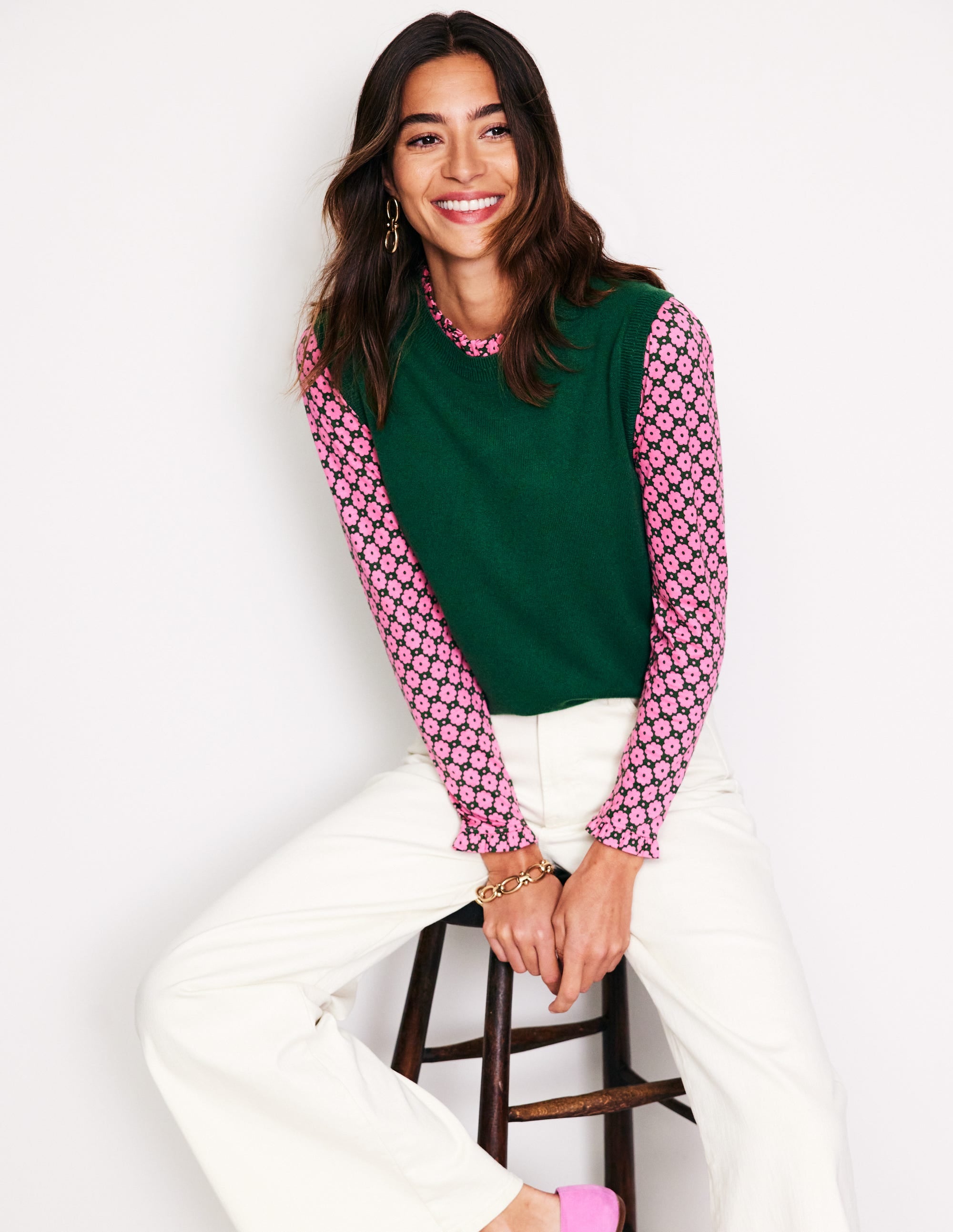  Supersoft Frill Detail Top-Party Pink, Blossom Stamp、mySite、ashleygrahame