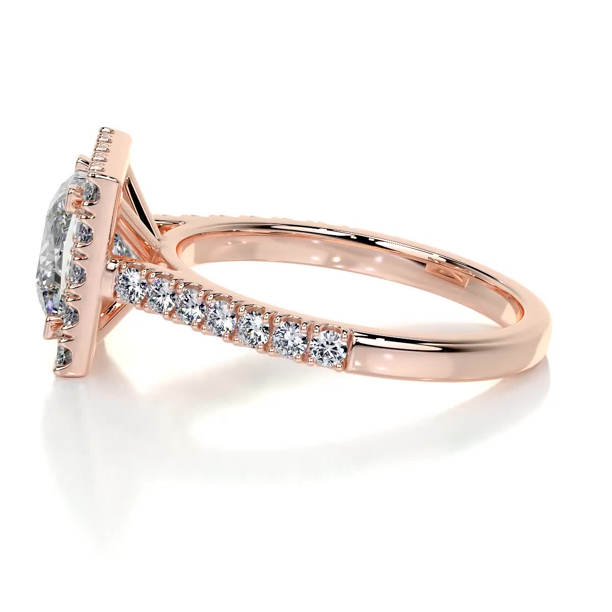 Patricia Diamond Engagement Ring -14K Rose Gold、mySite、hinf8tx79