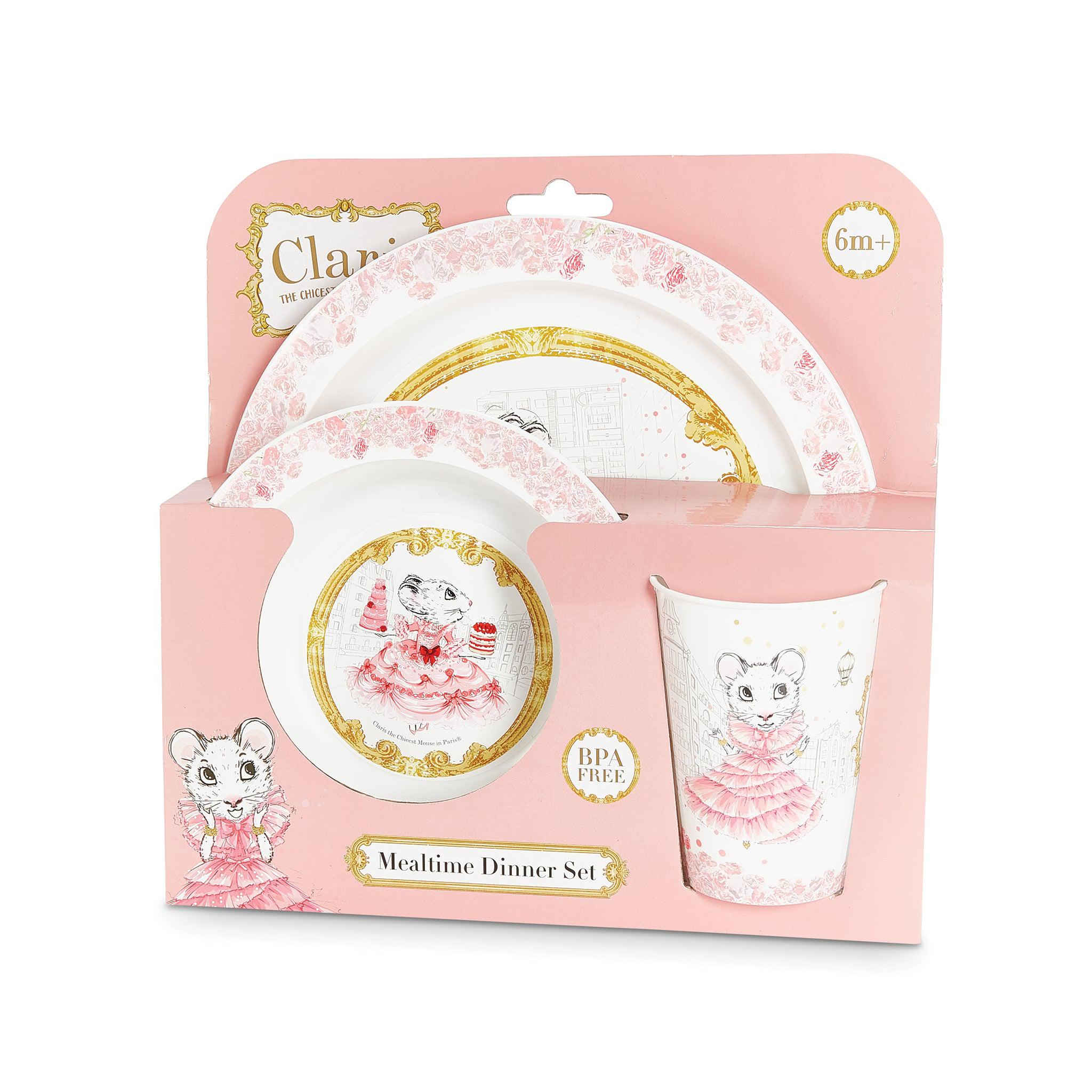 RETIRED - Claris The Mouse - 3 Piece Dinner Set、mySite、g9winljtr