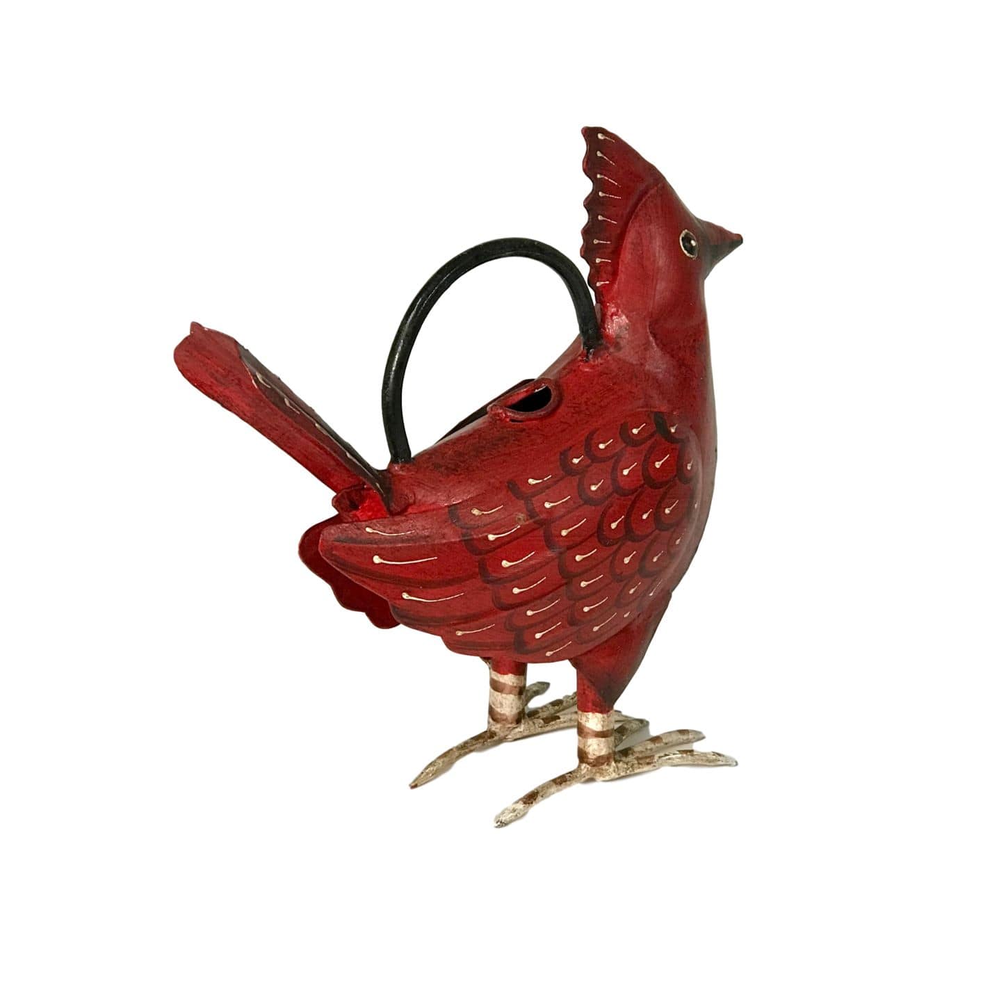 Cathy the Cardinal Metal Art Watering Can *、mySite、g9winljtr