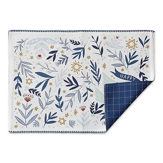 Hanukkah Dove Reversible Printed Placemat、mySite、topwebapps