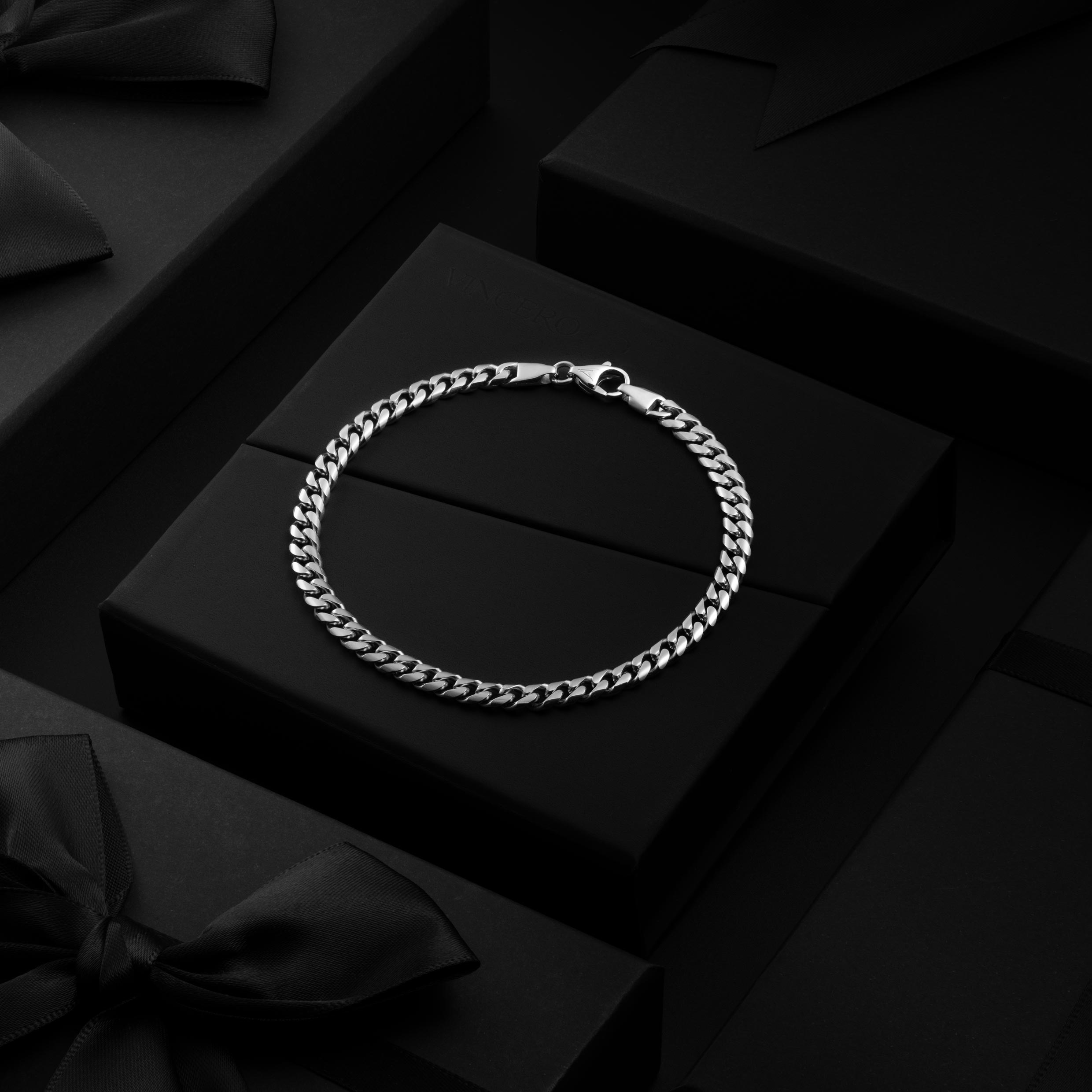  Cuban Chain Bracelet - 5MM - Silver