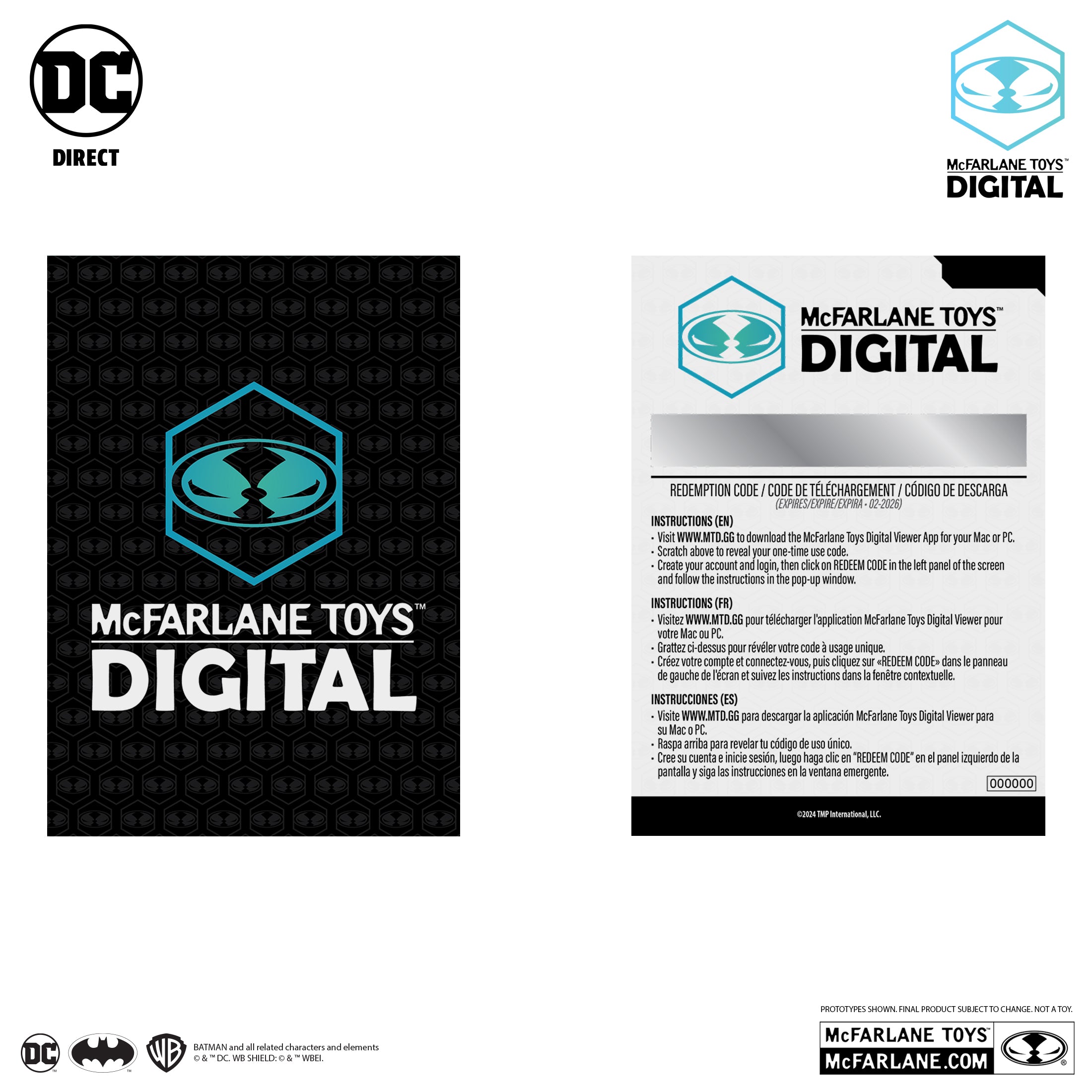 DC Direct Platinum Label The Joker (Silver Age) with McFarlane Toys Digital Collectible、mySite、hgirdovlk