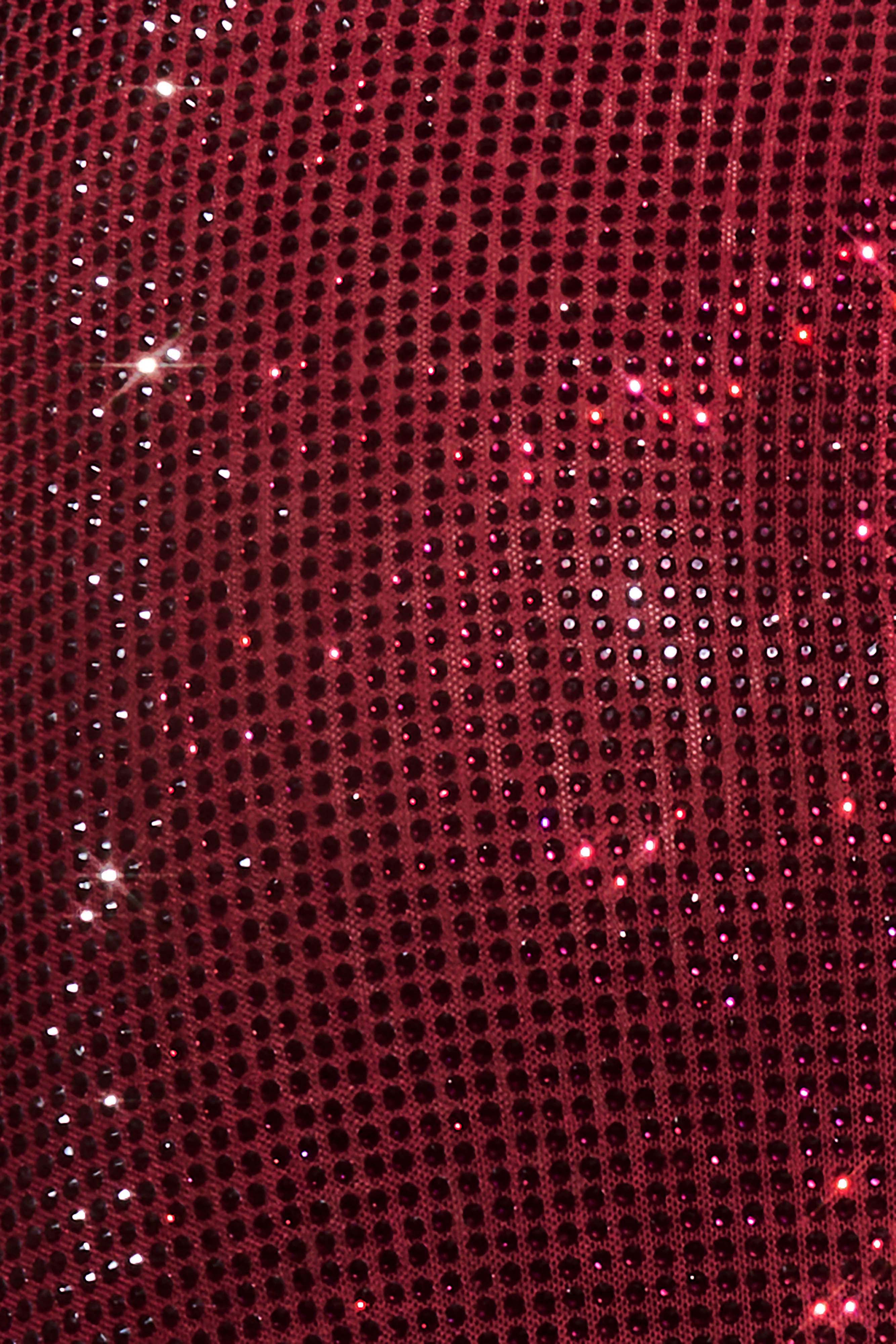 Genie Diamante Halter Midi Dress - Mahogany、mySite、solidvoid