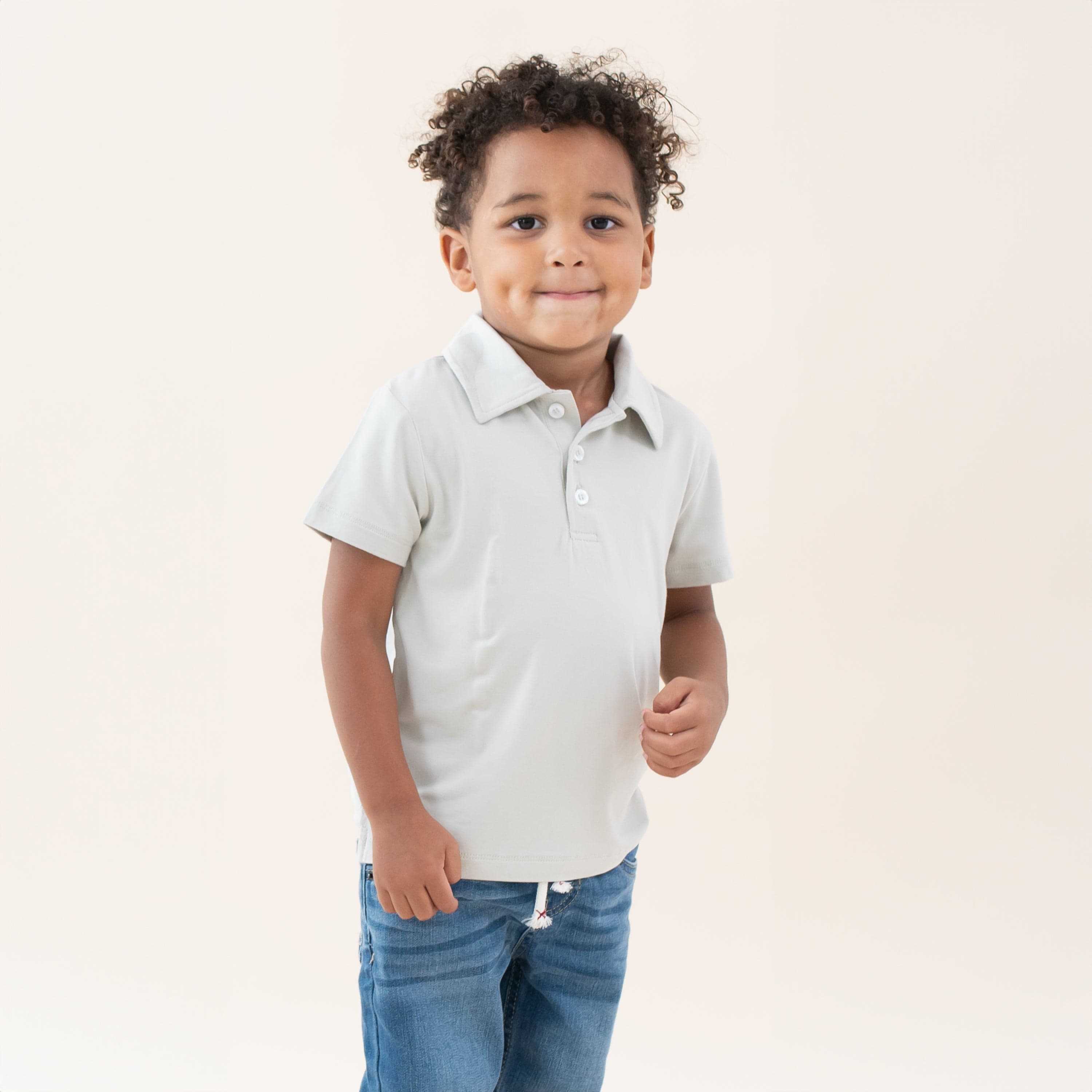  Toddler Short Sleeve Polo in Oat、mySite、layawaytickets