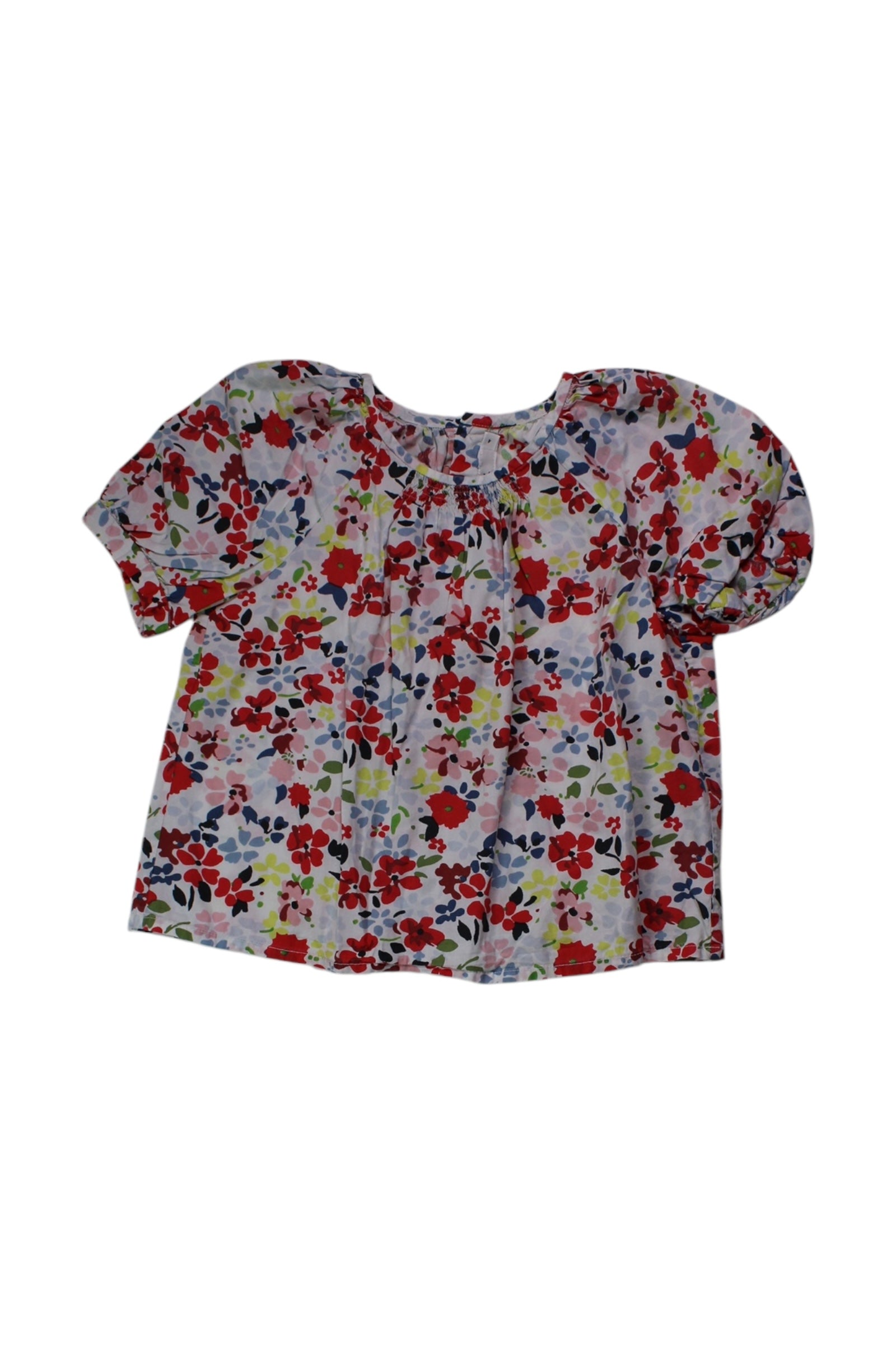 Bonpoint Floral Short Sleeve Top 4T、mySite、g9winljtr