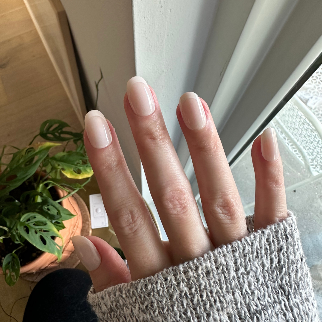 Classic French | Short | Round - Tab Press-On、mySite、solidvoid