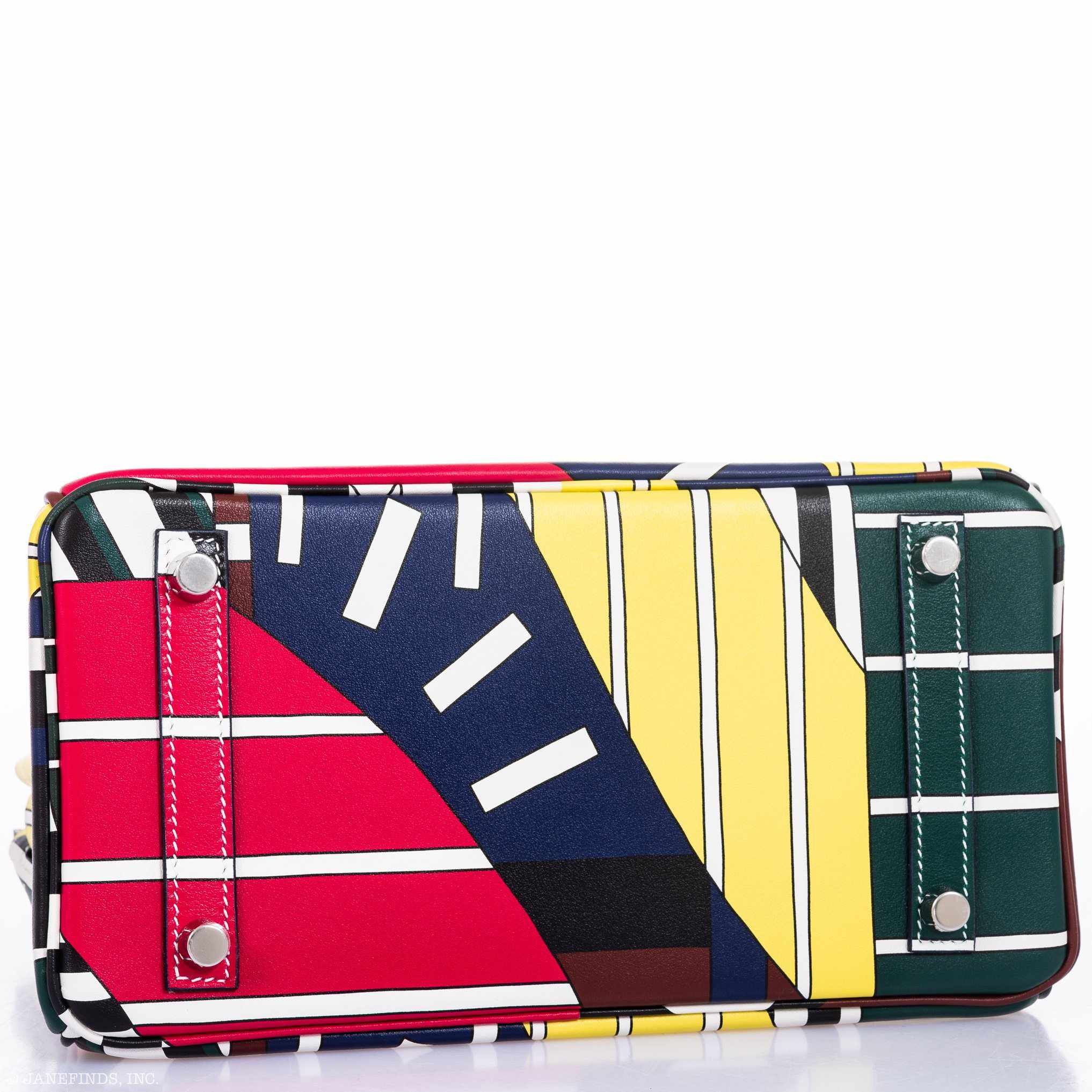 Hermès Birkin 25 One Two Three And Away We Go! - Limited Edition By Nigel Peak Multicolor Swift Palladium Hardware、mySite、garminoutage.com