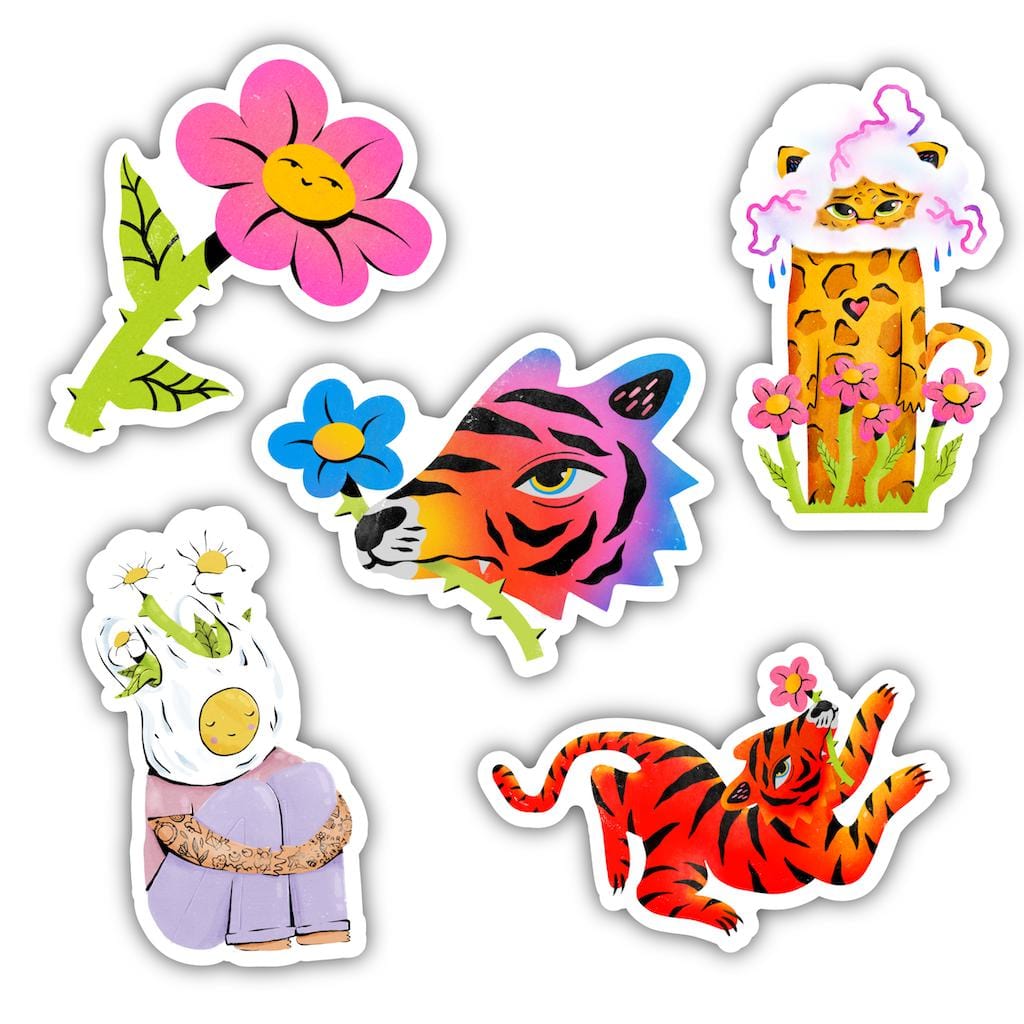  My Sunbeam Stickers Multicolor 5 Pack、mySite、elrpsem3k