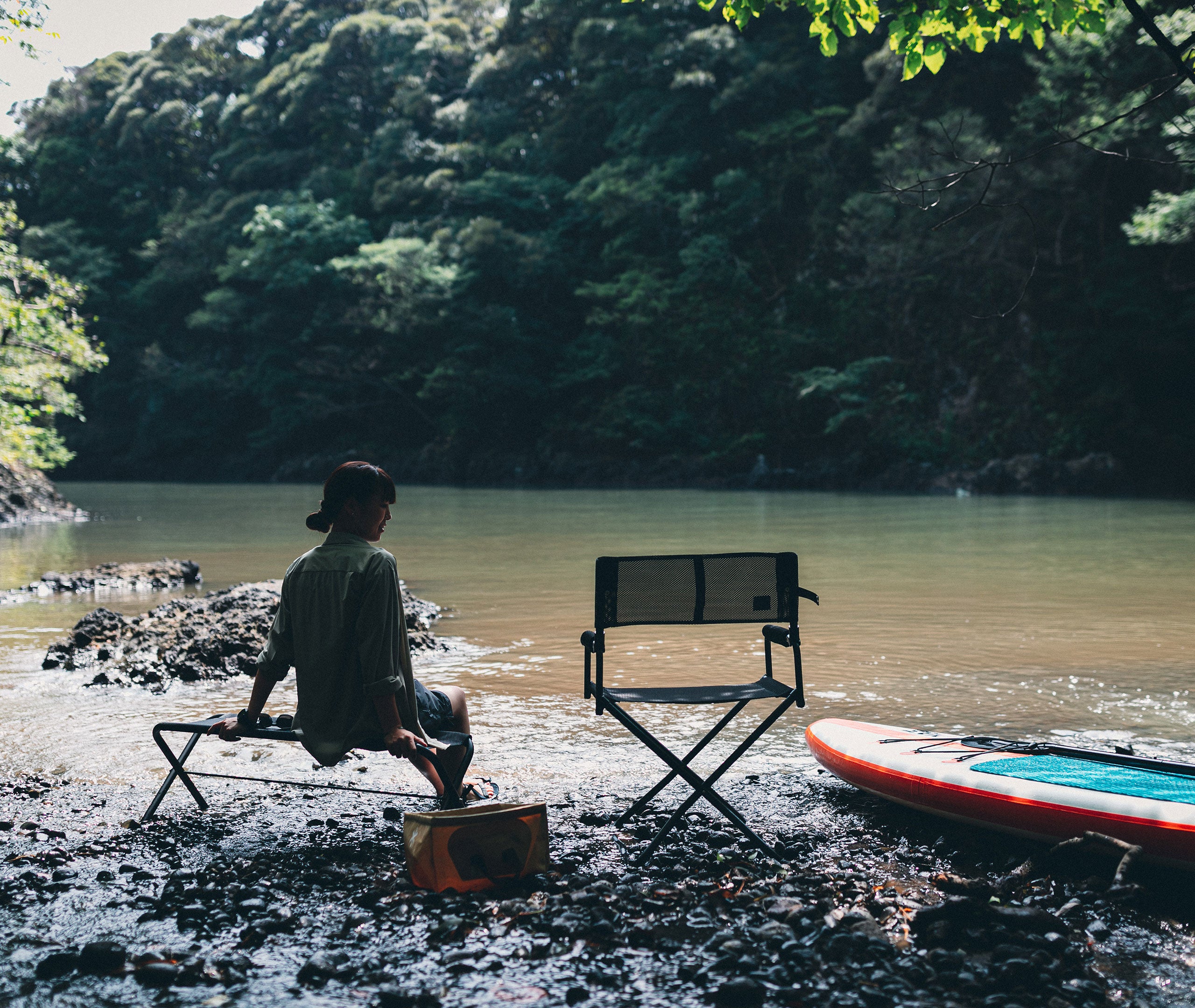 Folding Mesh FD Chair - Black、mySite、topwebapps