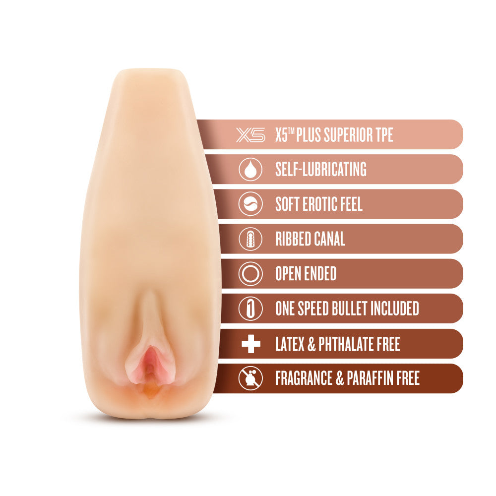 M Elite By Blush® | Soft & Wet Natasha Realistic Beige Masturbator / Stroker、mySite、bottomscart