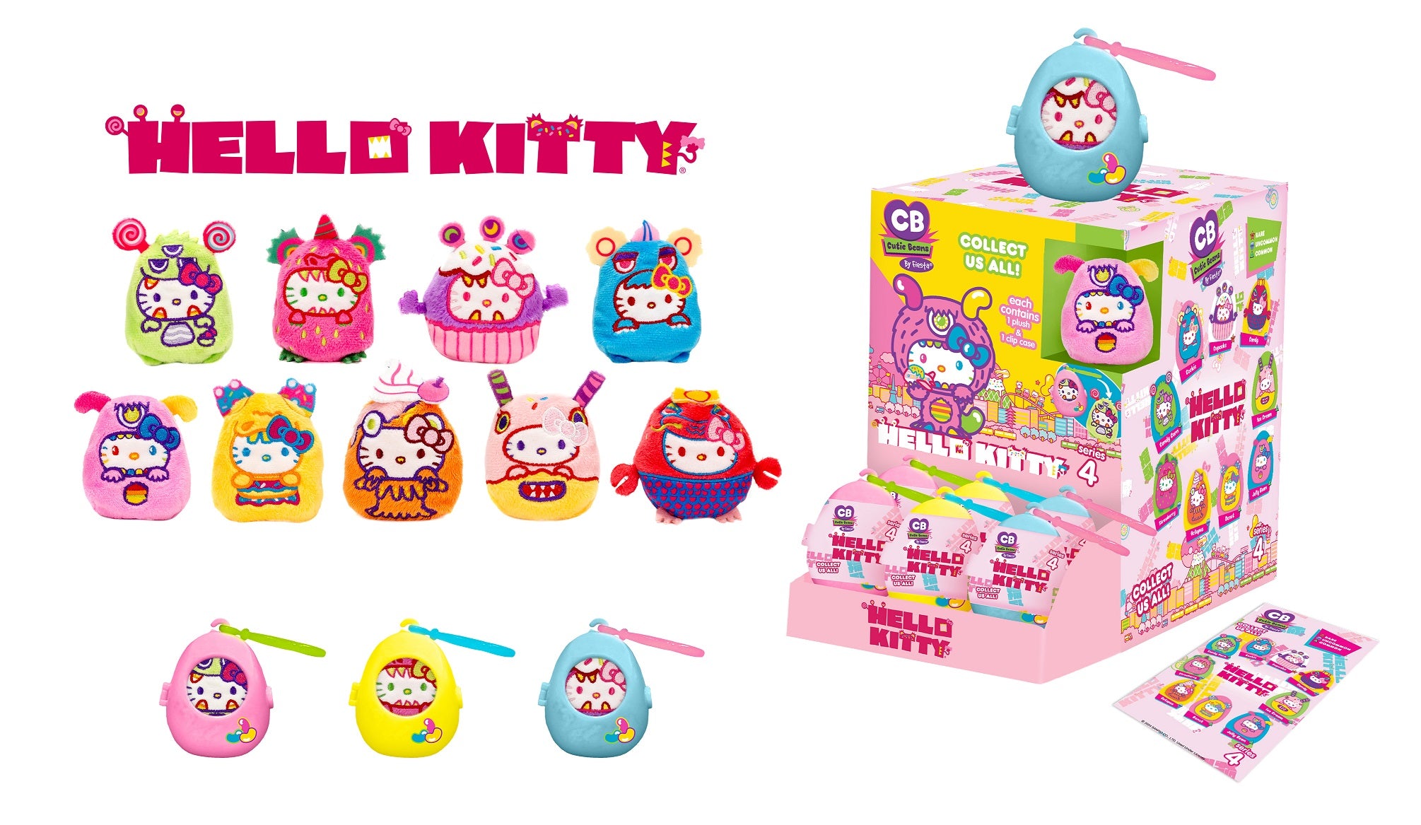 Cutie Beans - 3IN Sweet Kaiju Hello Kitty - 9 Asst. (sold separately)、mySite、g9winljtr