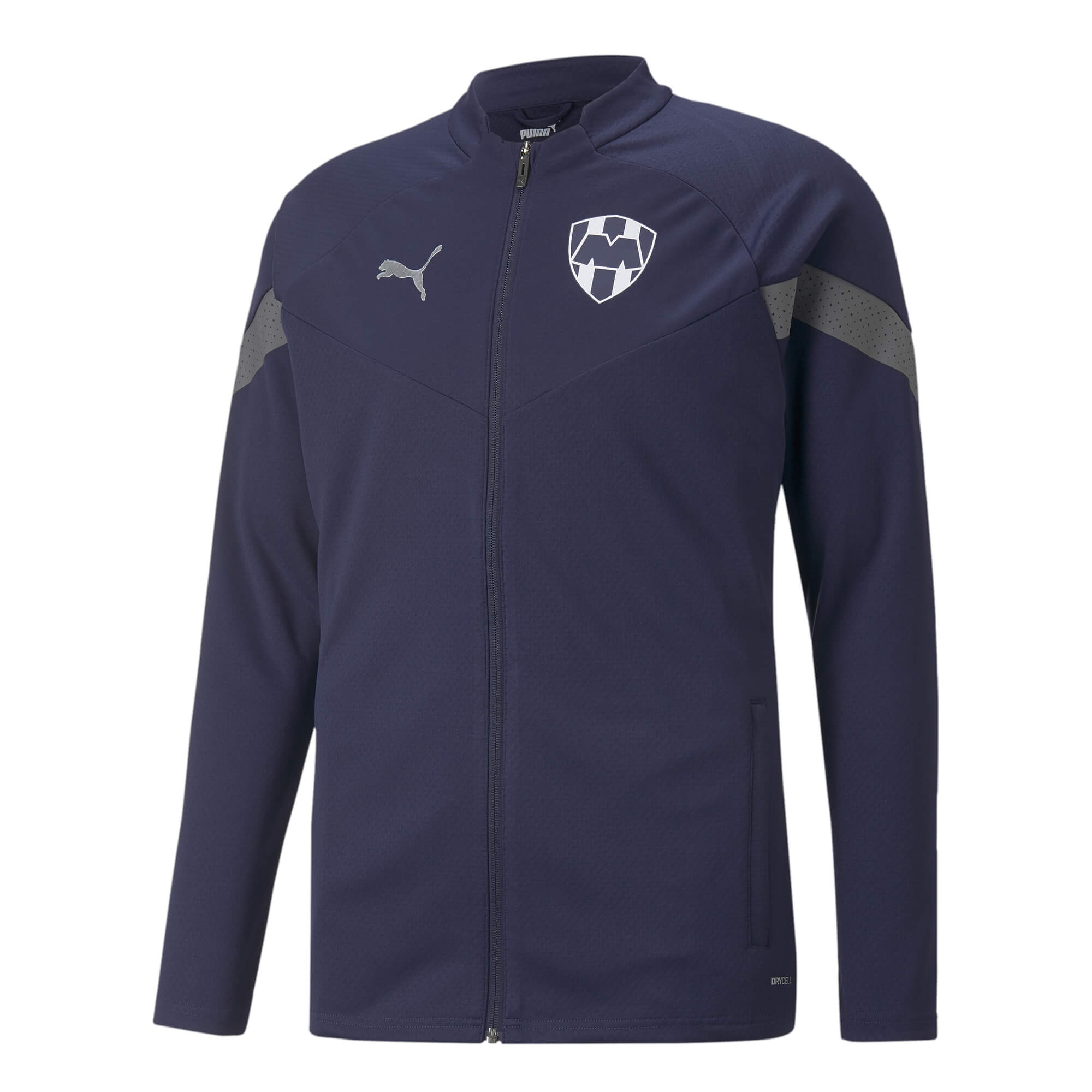 PUMA Men's Monterrey 2022/23 Training Jacket Pea Coat/Smoked Pearl、mySite、bottomscart