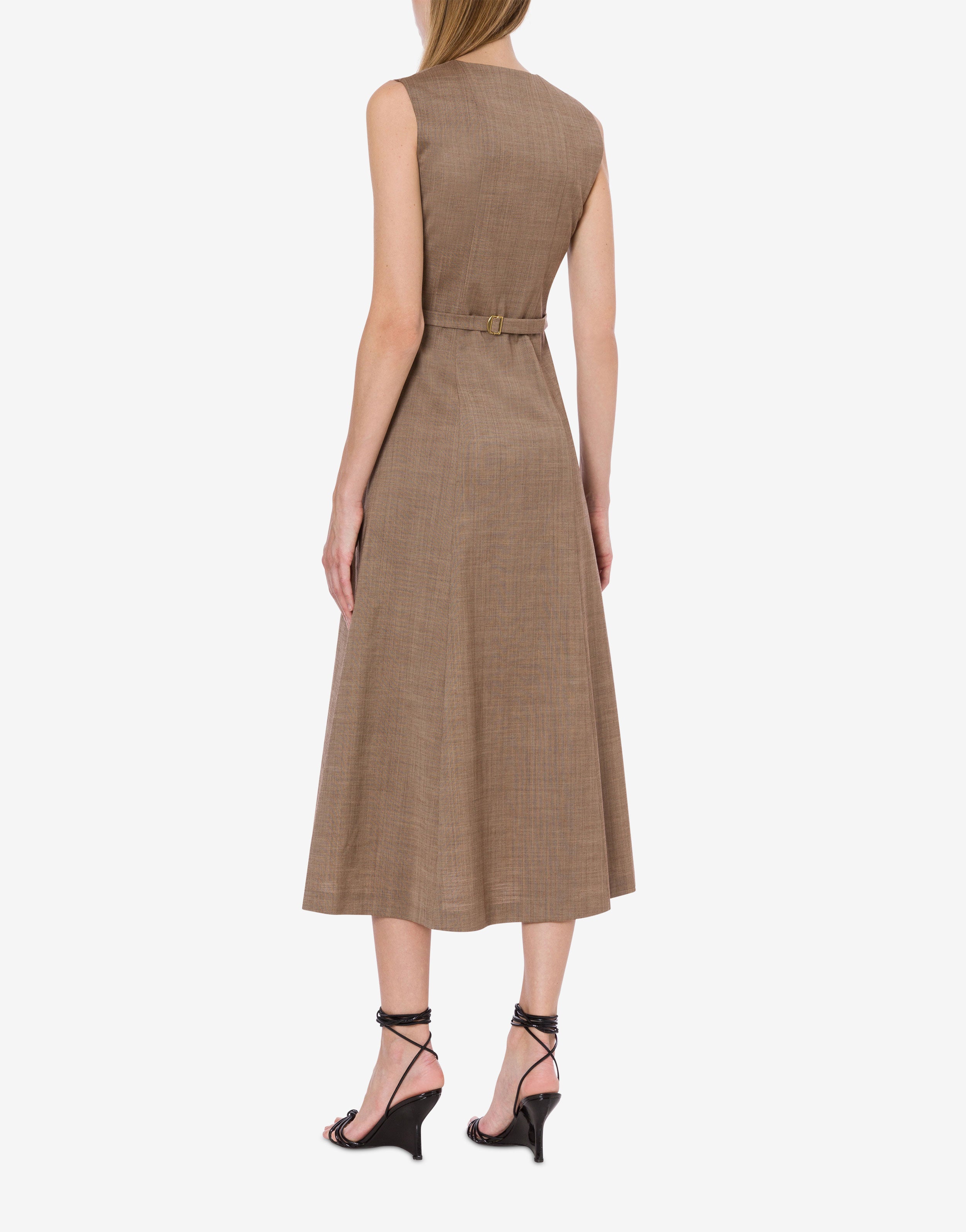 Abito chemisier in misto lana、mySite、aoinhome