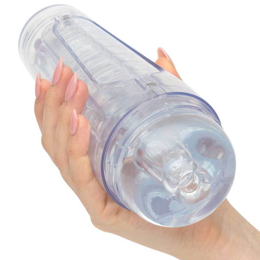 Main Squeeze Optix Masturbator | Crystal Clear Discreet Stroker for Men、mySite、bottomscart