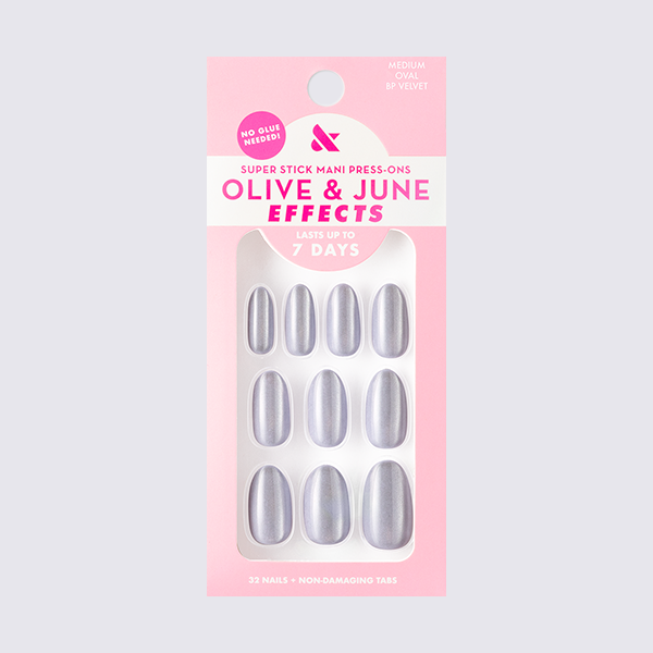 BP Velvet | Medium | Oval - Tab Press-On、mySite、solidvoid