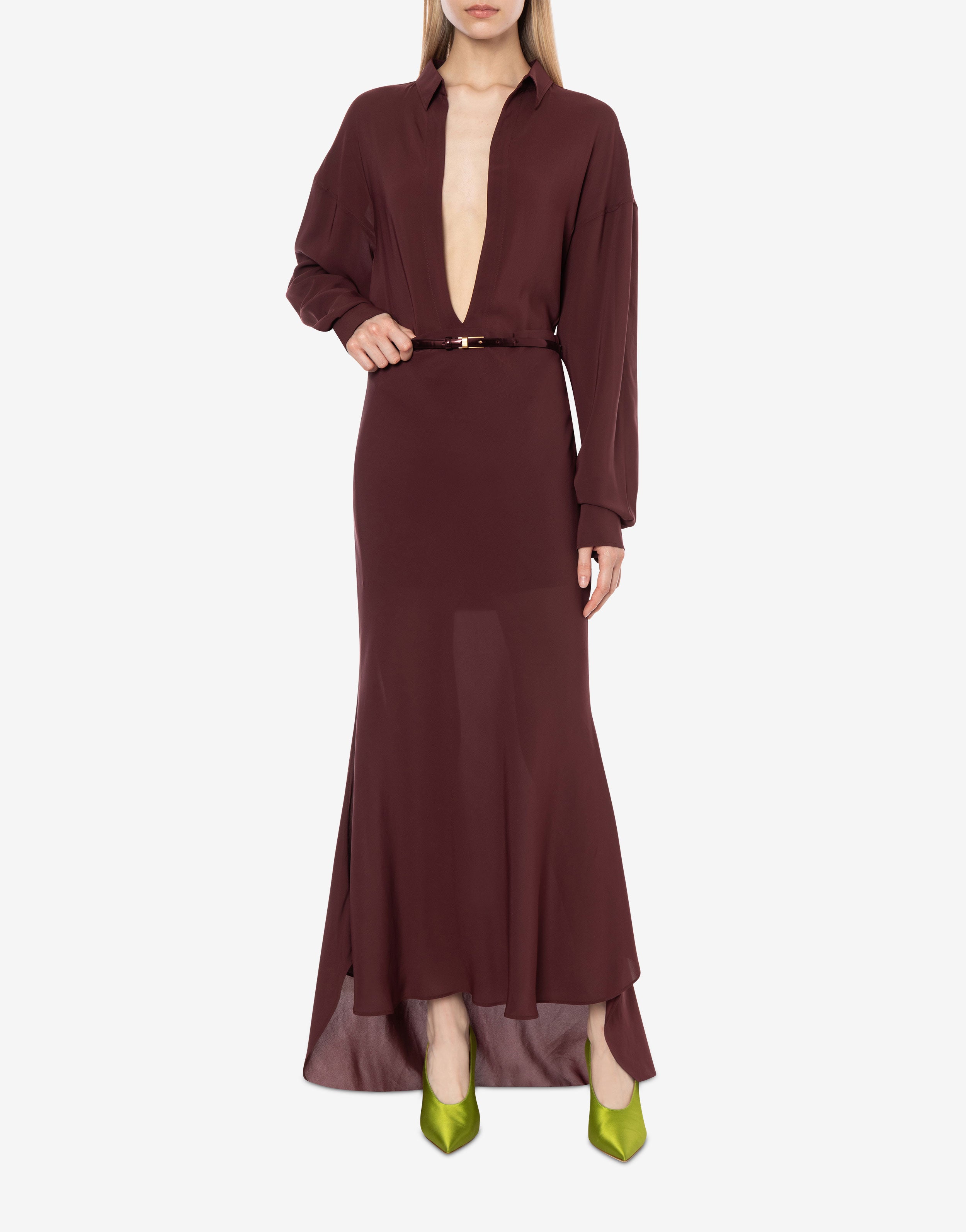 Gonna lunga in georgette stretch、mySite、aoinhome