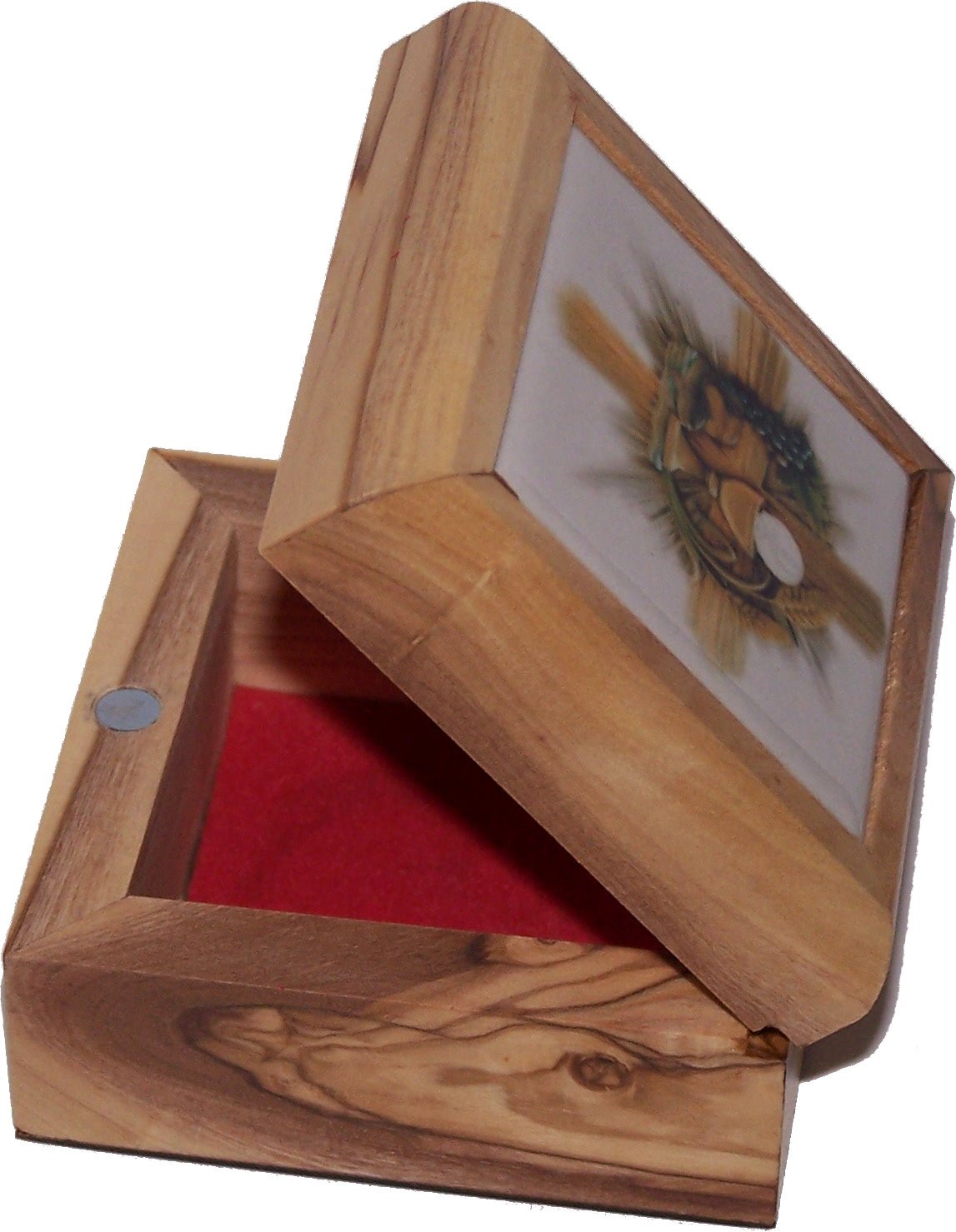Holy Land Market First Communion Box - Rosary Box - Bethlehem Olive Wood、mySite、topwebapps