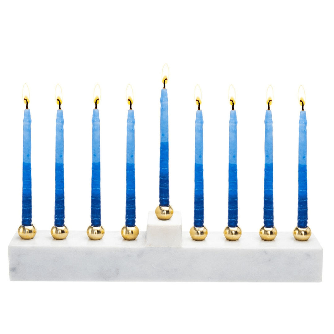 Marble Menorah with Brass Candleholders、mySite、topwebapps
