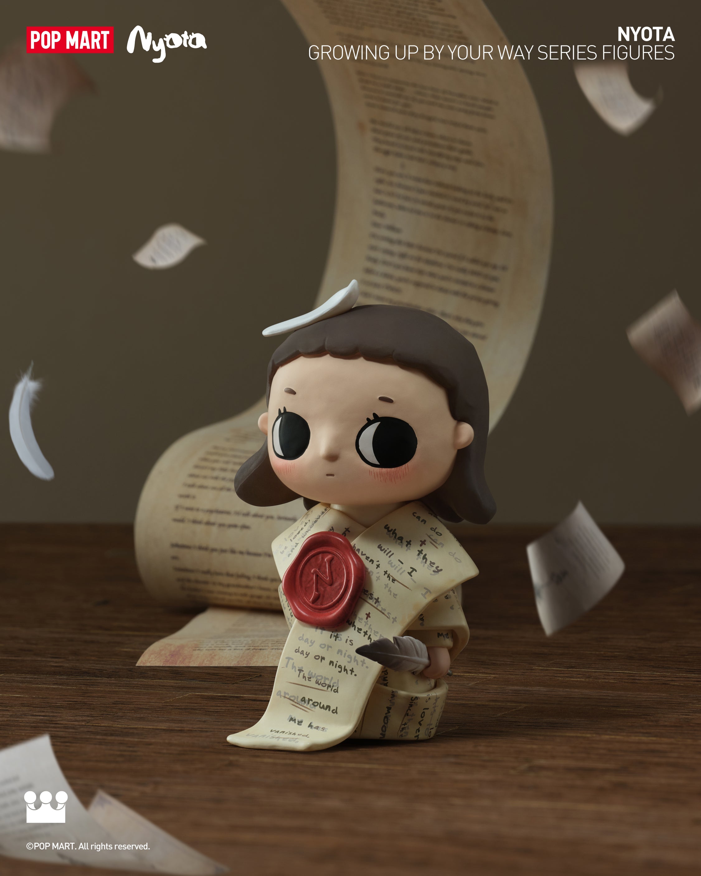  POP MART Nyota Growing up by Your Way Series Figures、mySite、greenlandpopulation